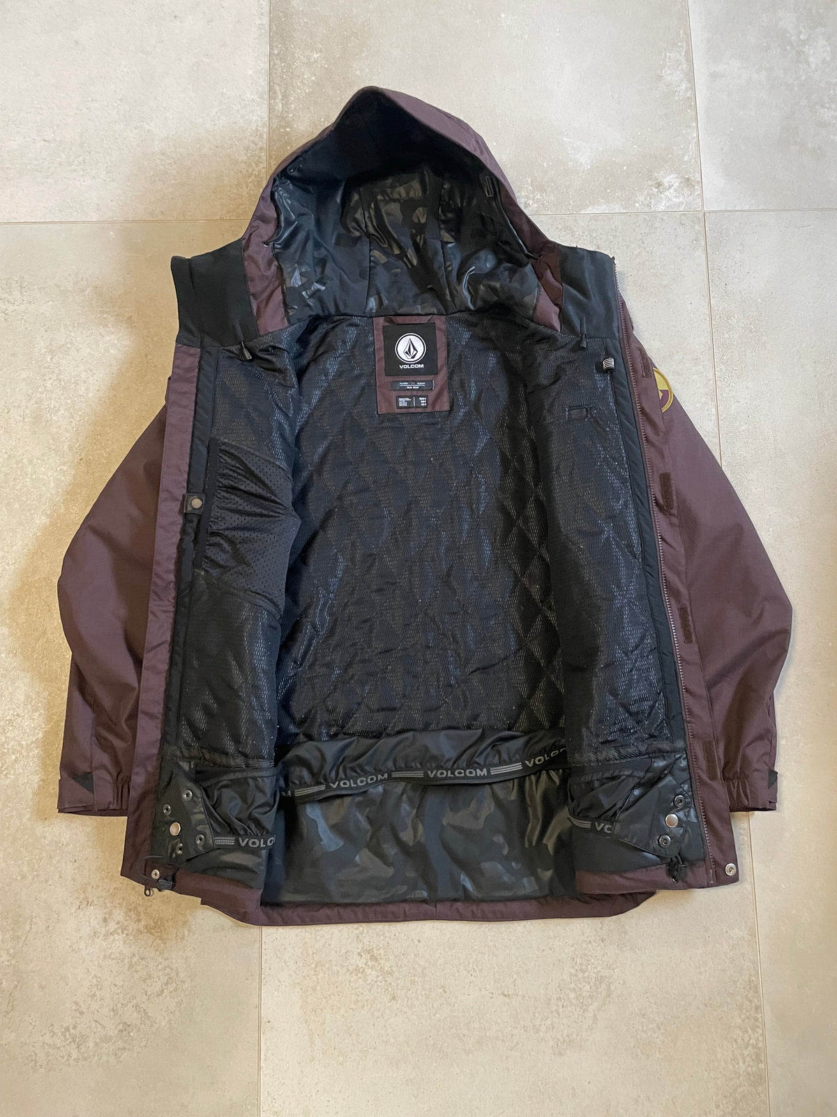 Fifty Fifty Ins Snow Jacket - Black Red