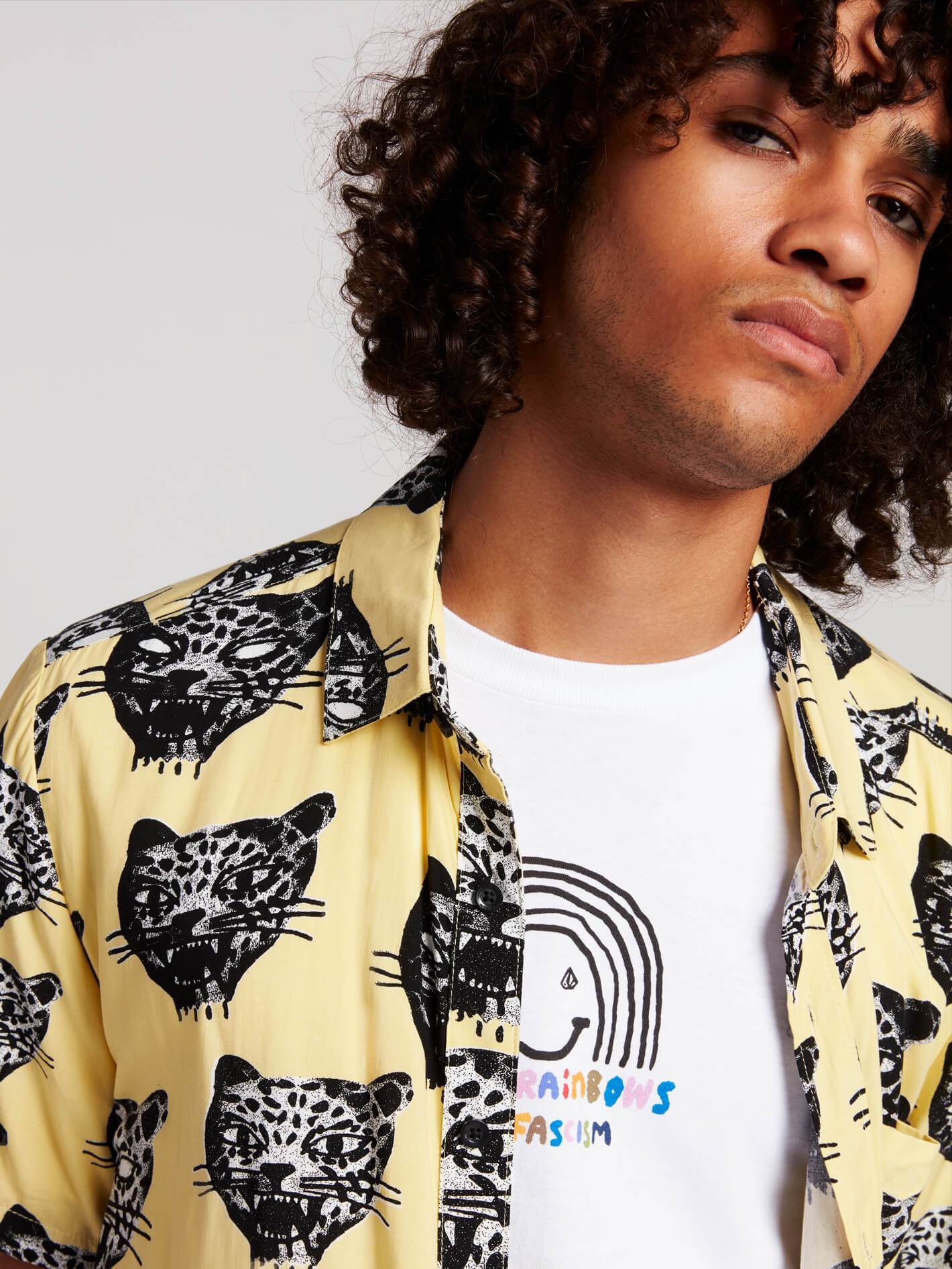 Ozzie Cat Shirt - Limette
