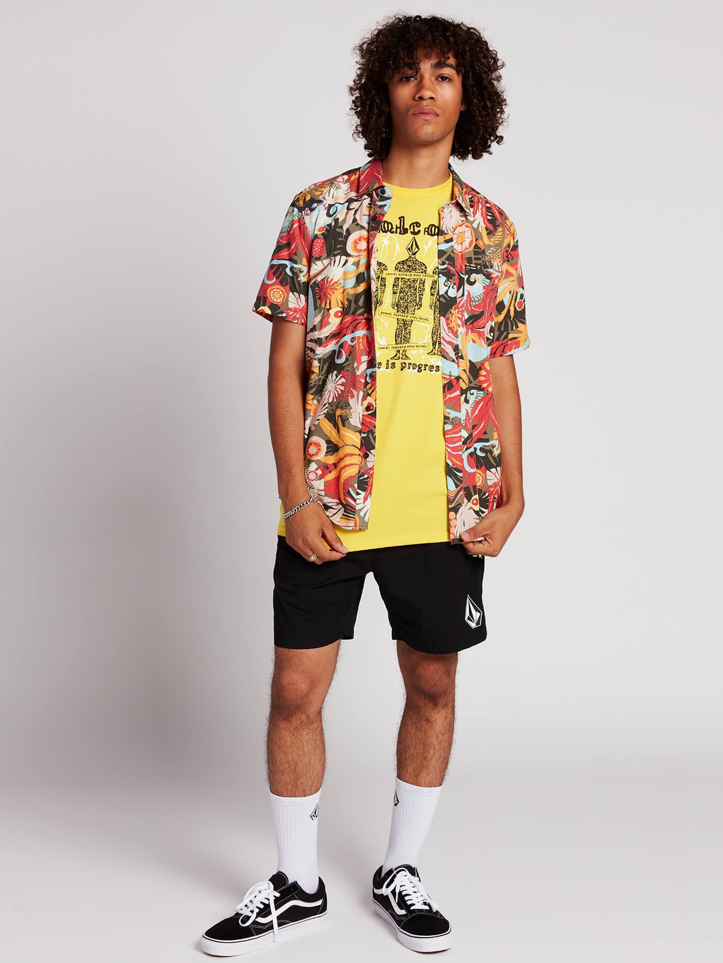 Psych Floral Shirt - Army