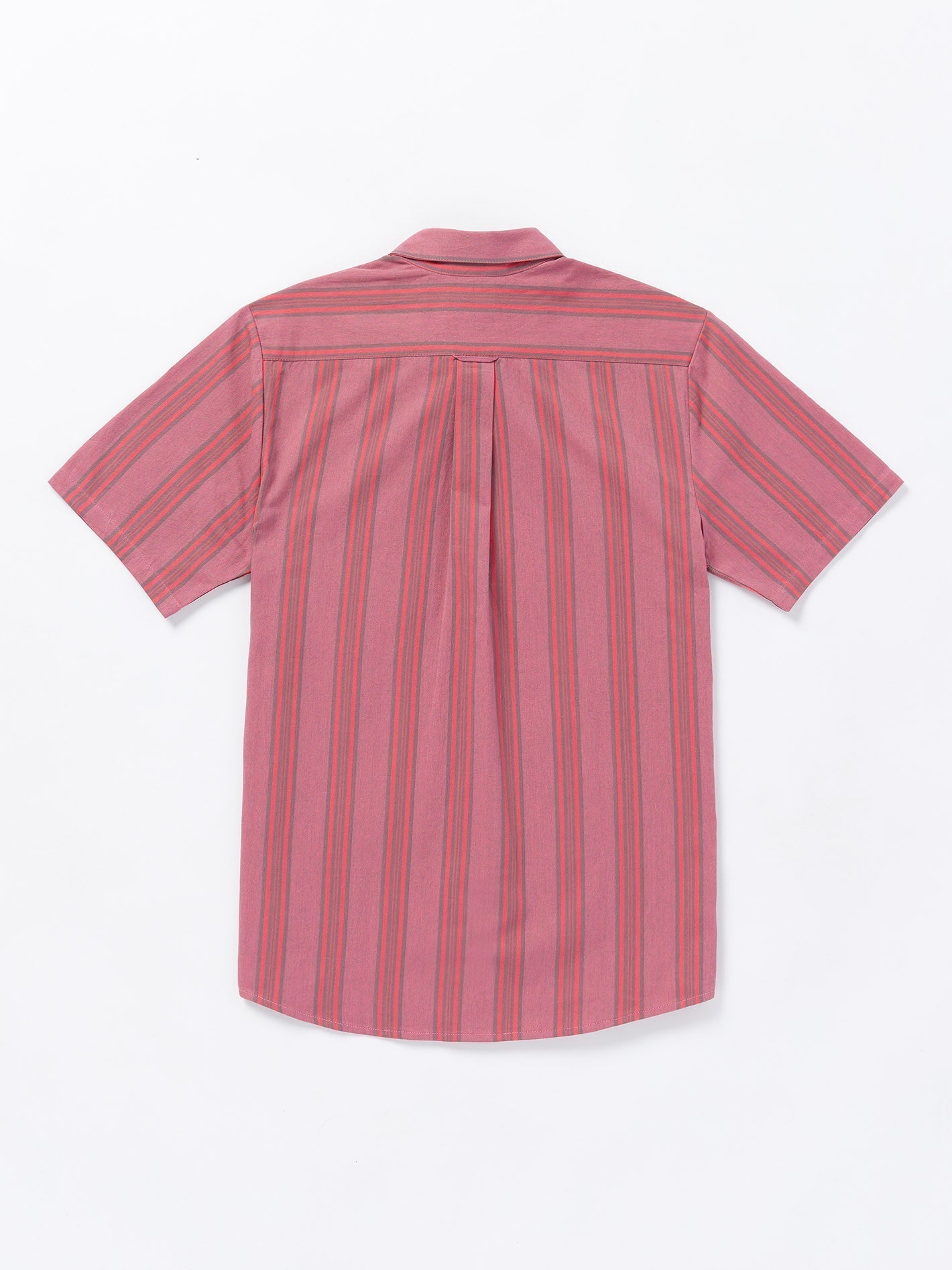 Newbar Striped Shirt - WASHED RUBY