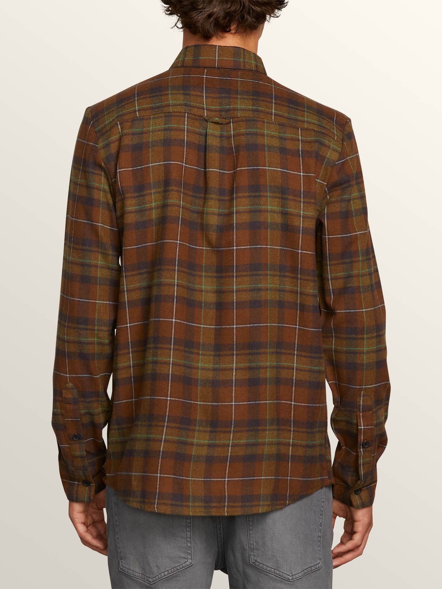 T-shirt Lumberg L/S Flannel - Vineyard Green