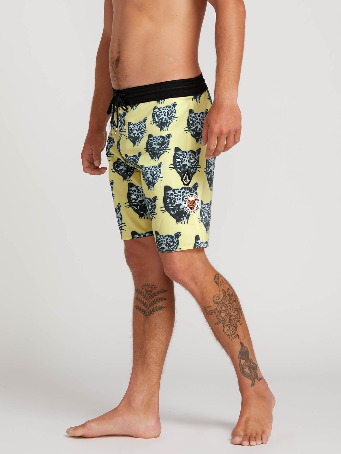 Boardshort Ozzie Stoney 19" - Lime