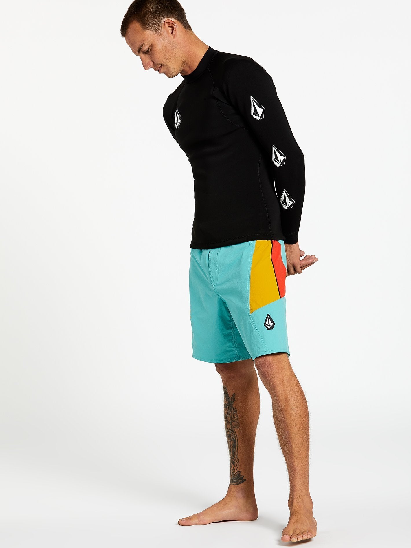 Stained Glss Stny 18" Boardshort - MYSTO GREEN