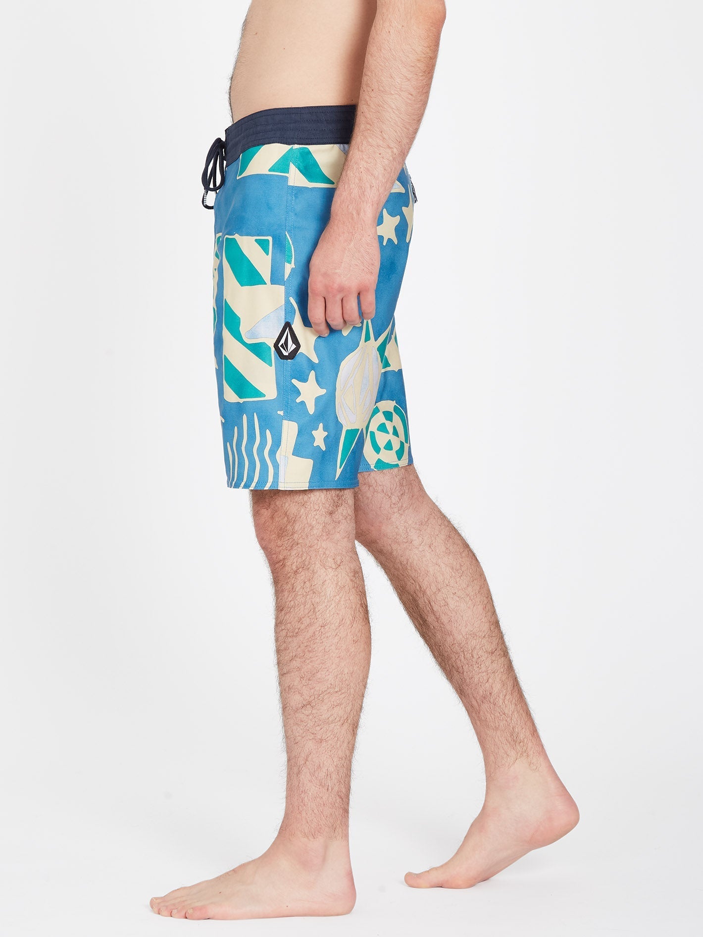 Geo Stoney 19" Boardshorts - AGED INDIGO
