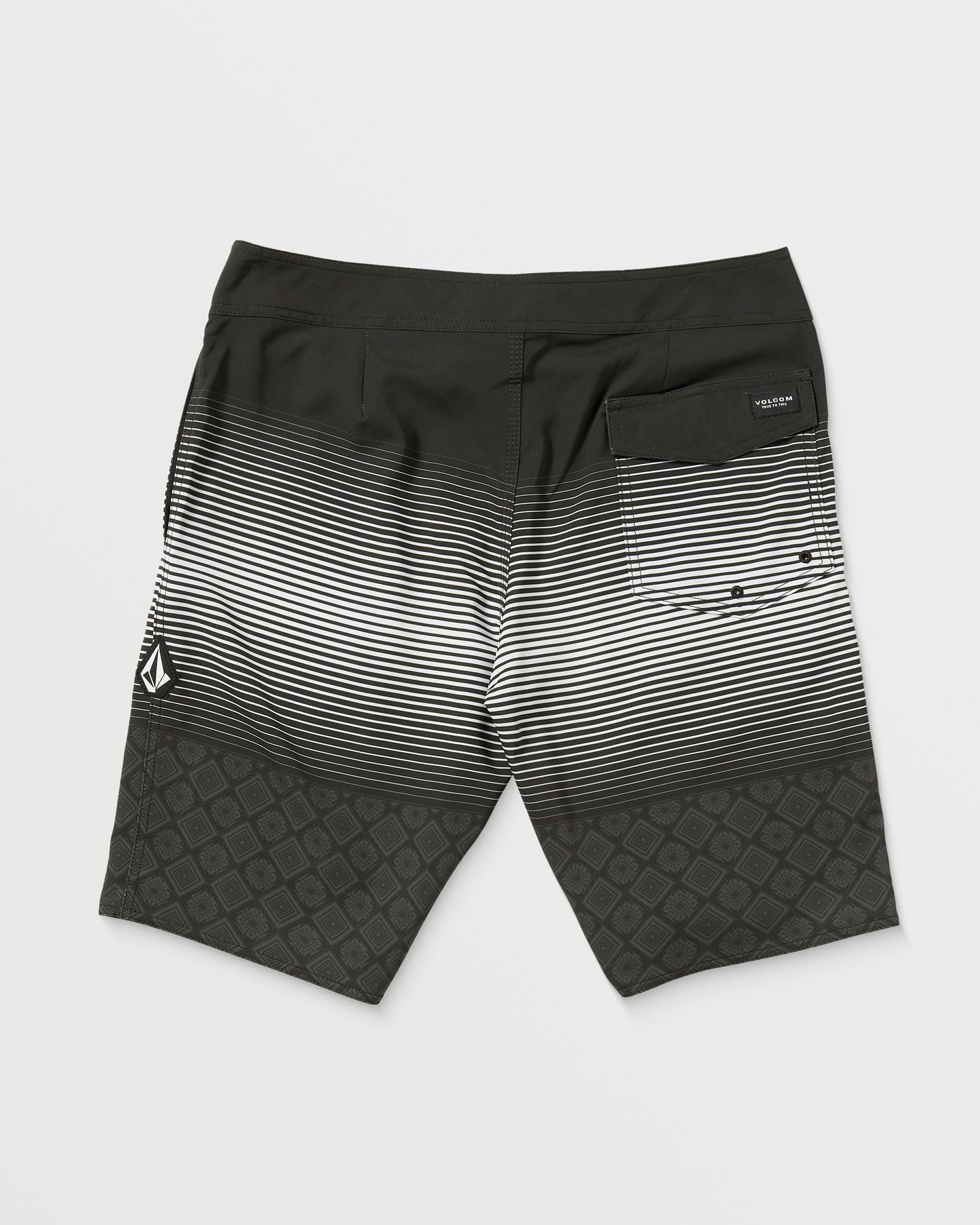 Lido Stripe Mod 20" Boardshorts - SCHWARZ