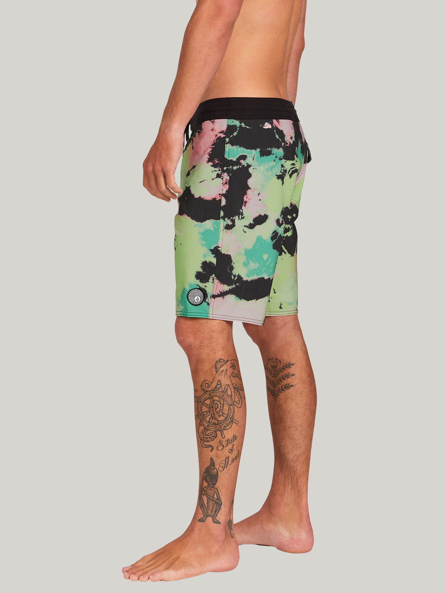 Boardshort Bolinas Stoney 19" - BLACK