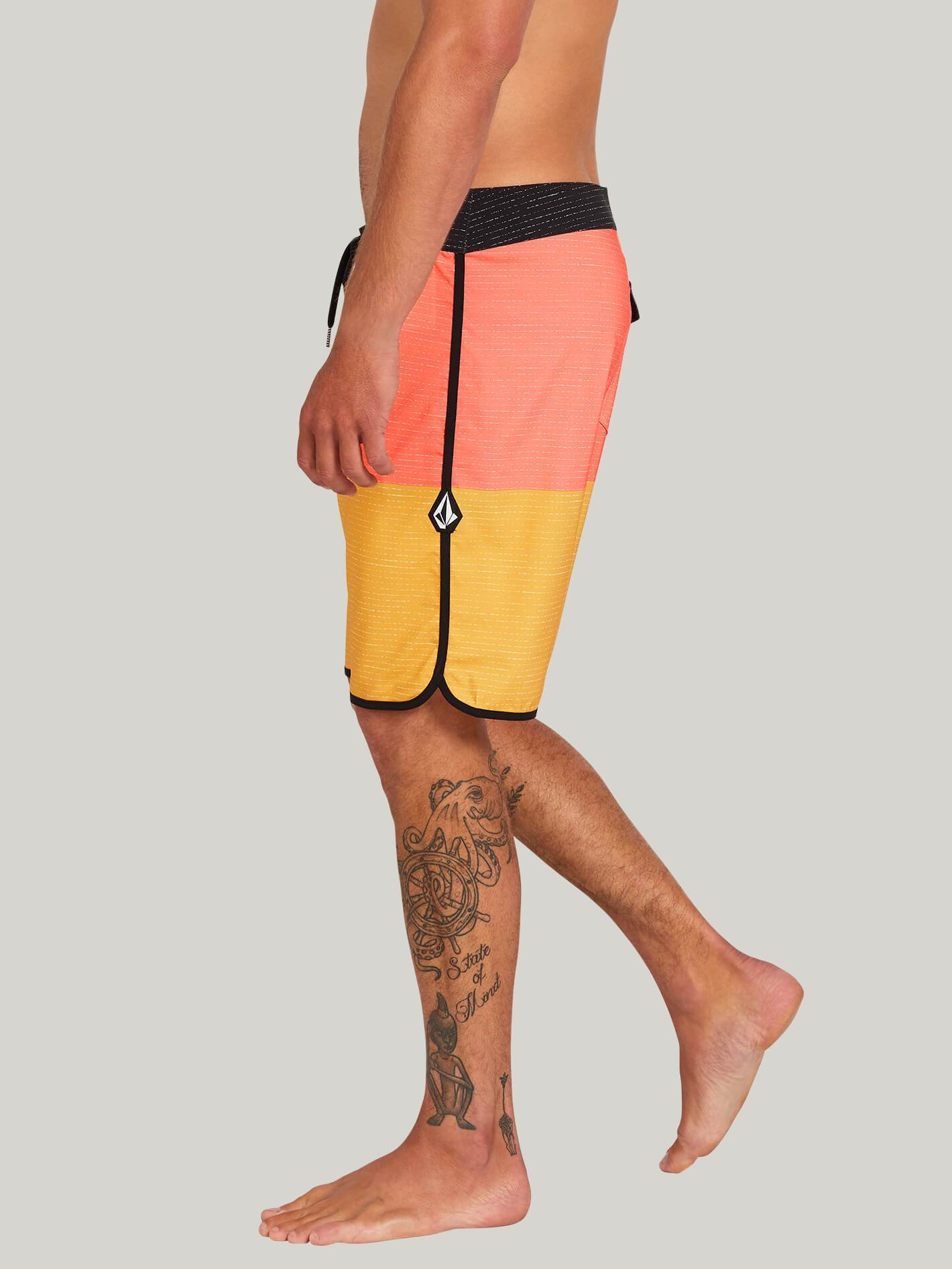 Boardshort Lido Scallop Mod 20" - MINERAL YELLOW