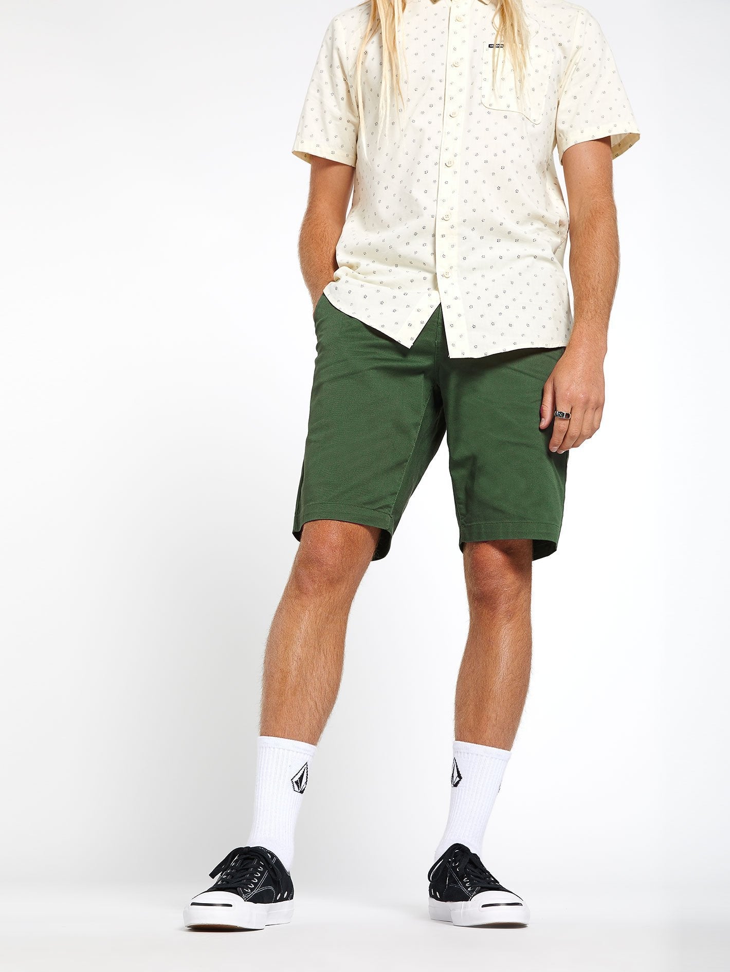 Short Frickin Modern Stretch - CILANTRO GREEN