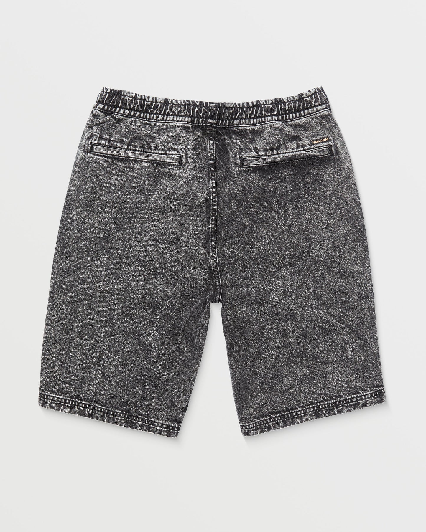 Freazy – Lockere Shorts mit elastischer Taille, 22 Zoll – Helles Säureschwarz