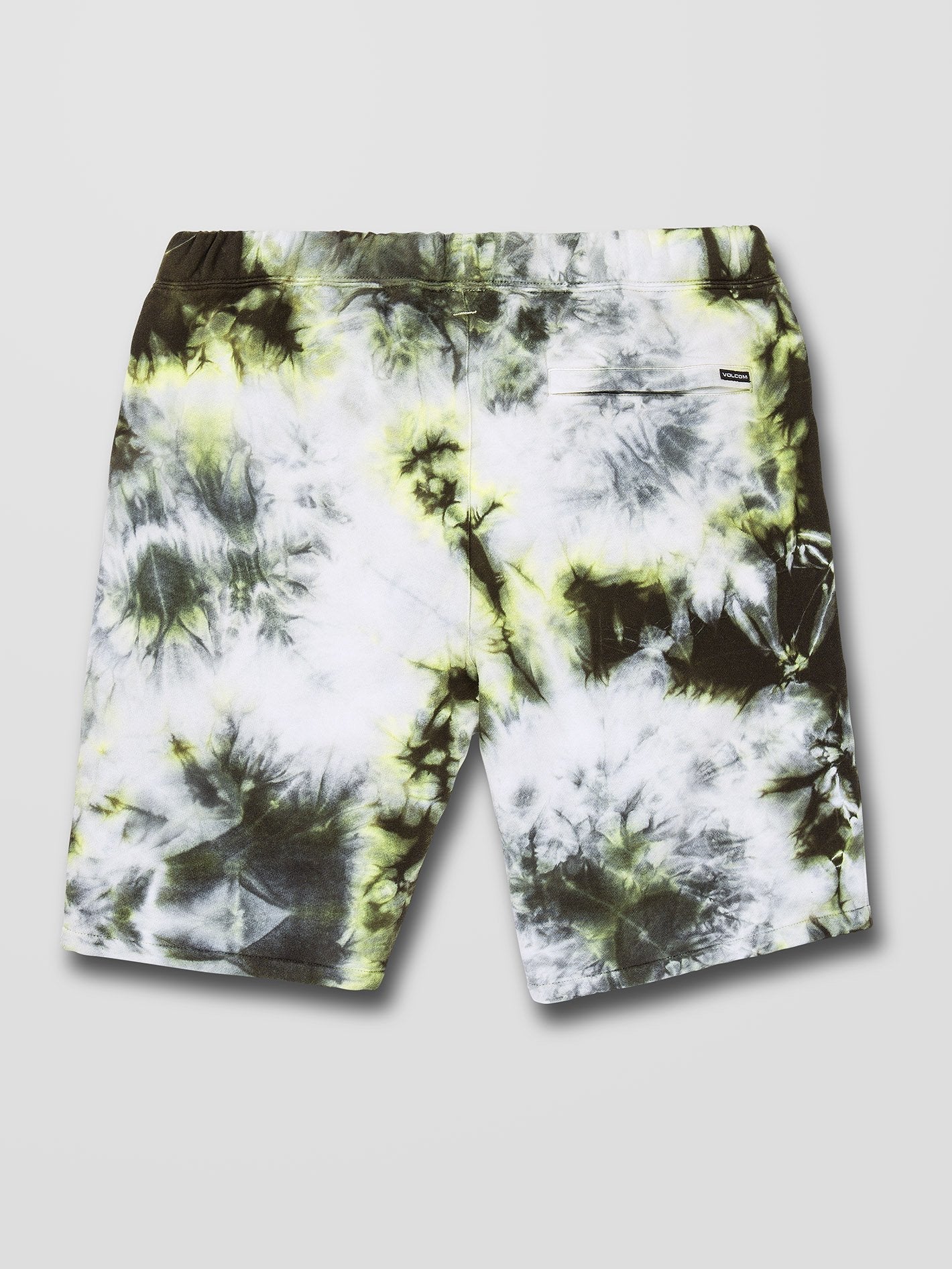Iconic Stone Plus Fleece-Shorts – LIME TIE DYE