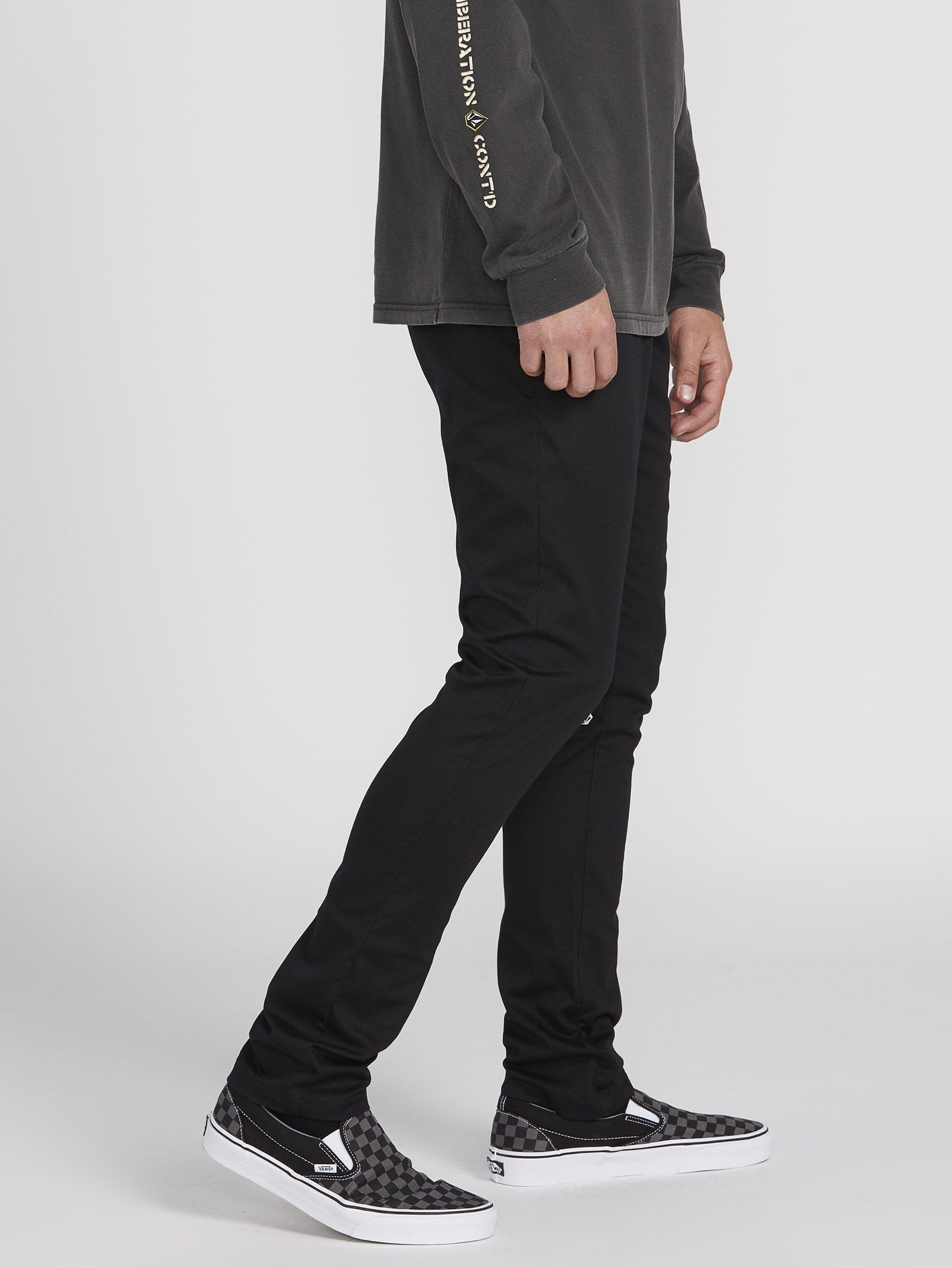 Frickin Skinny Chinohose – SCHWARZ