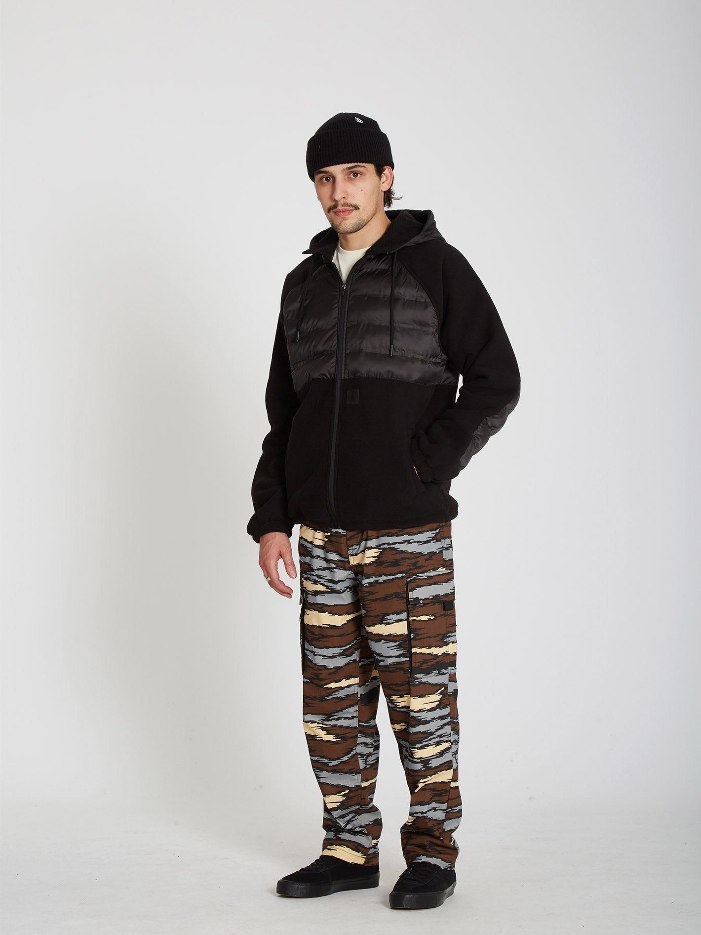 Pinz And Needles Cargohose - BARK BROWN