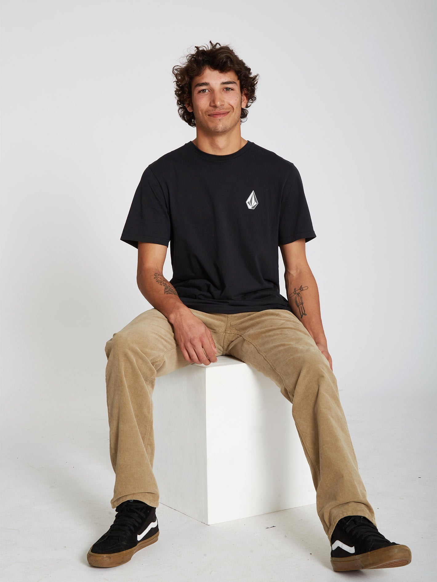 Pantalon en velours côtelé Solver 5 poches - KHAKI