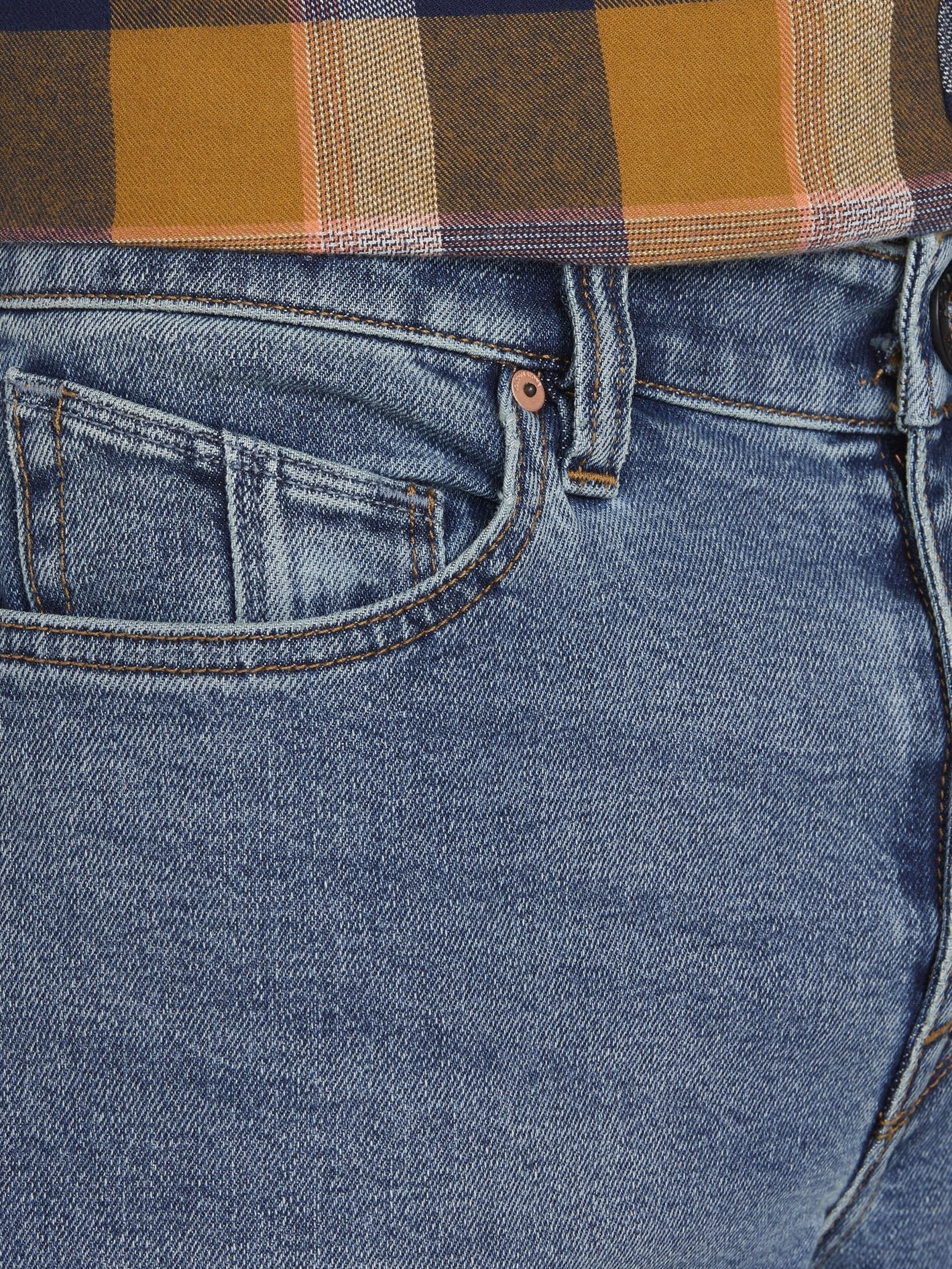 Solver Tapered Jeans - SLATE BLUE