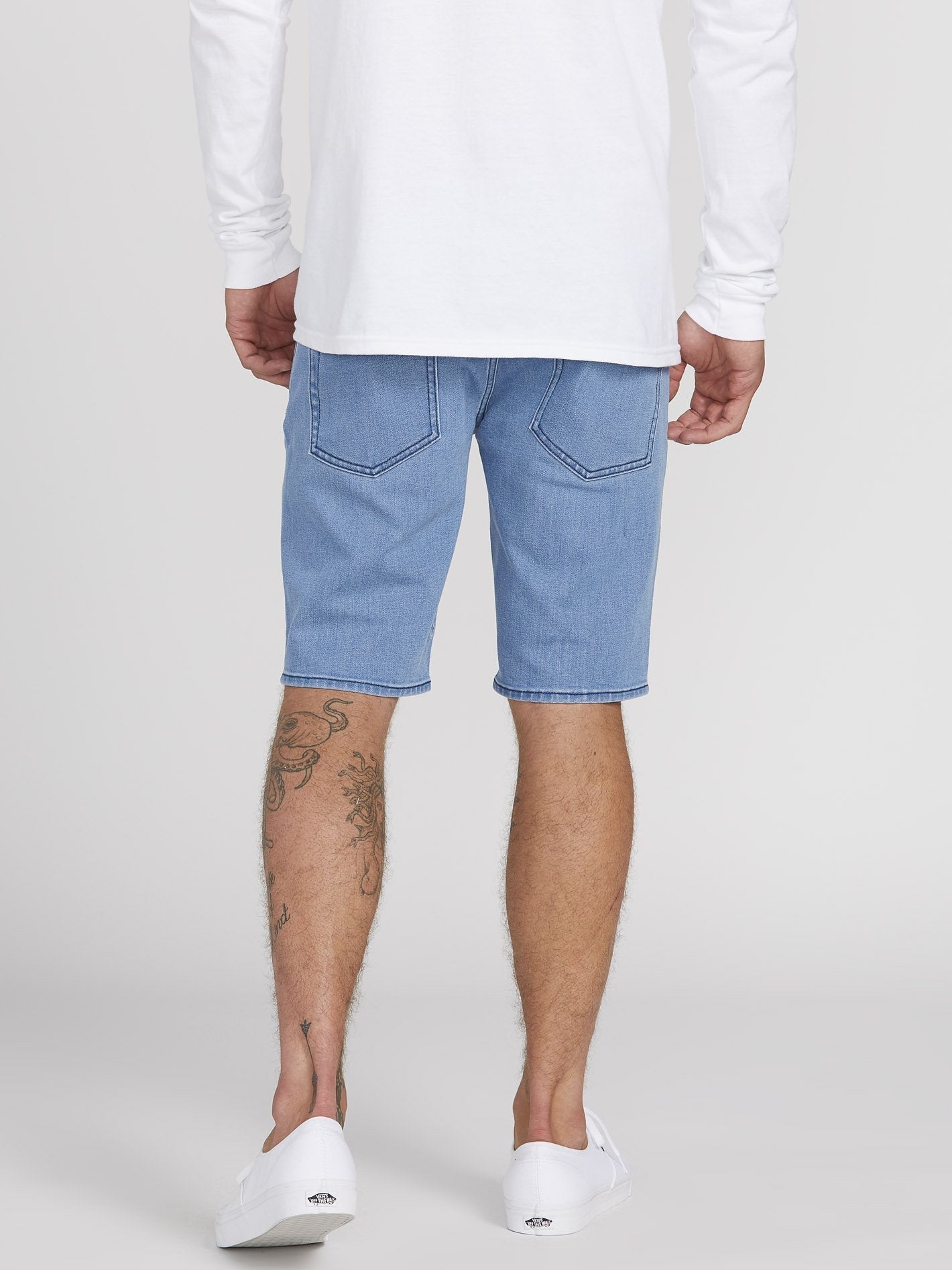 Vorta Denim Shorts - FLAT VINTAGE INDIGO