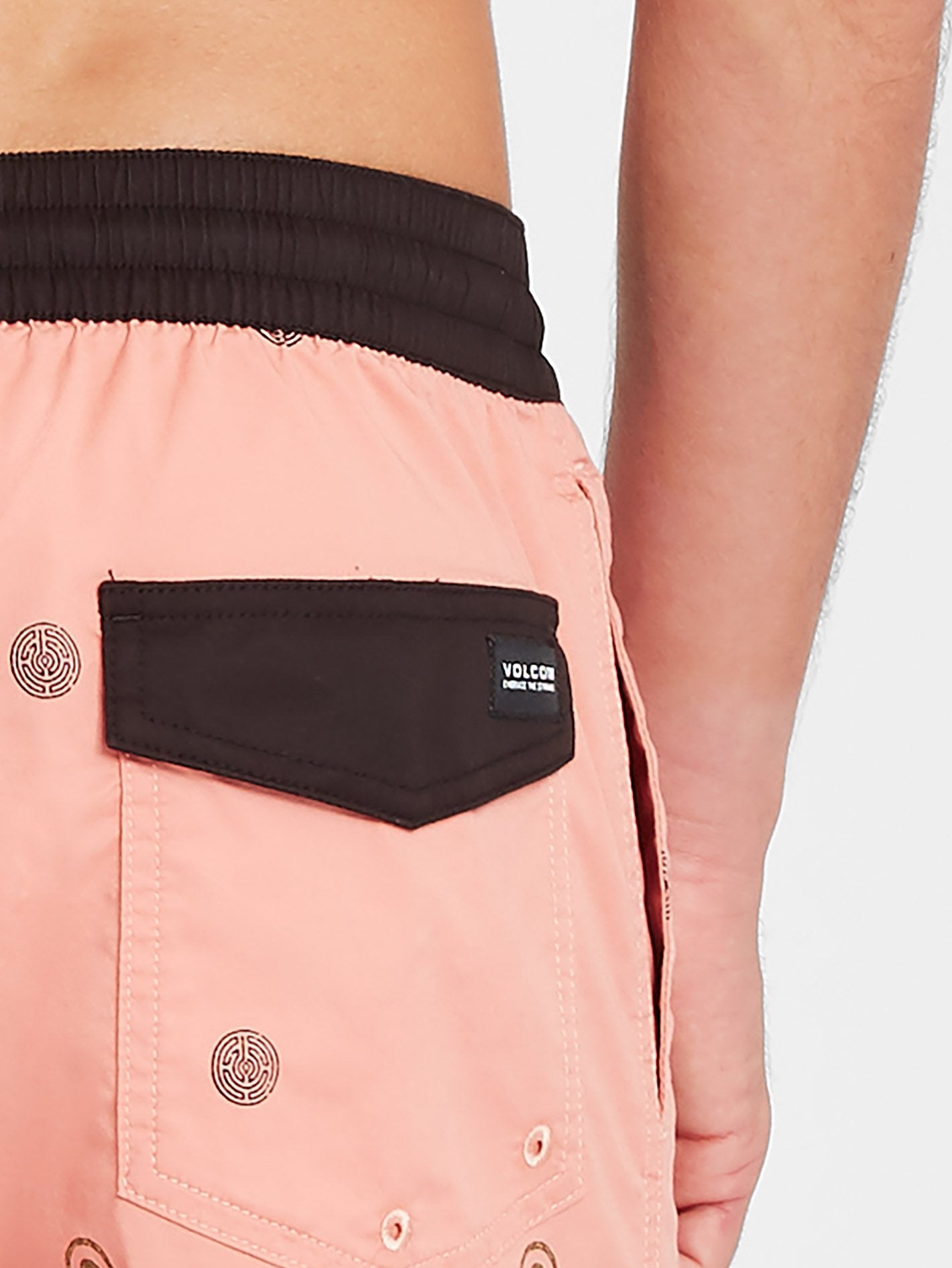 Boardshort Strange Daze Paisley Trunk 17" - Clay Orange