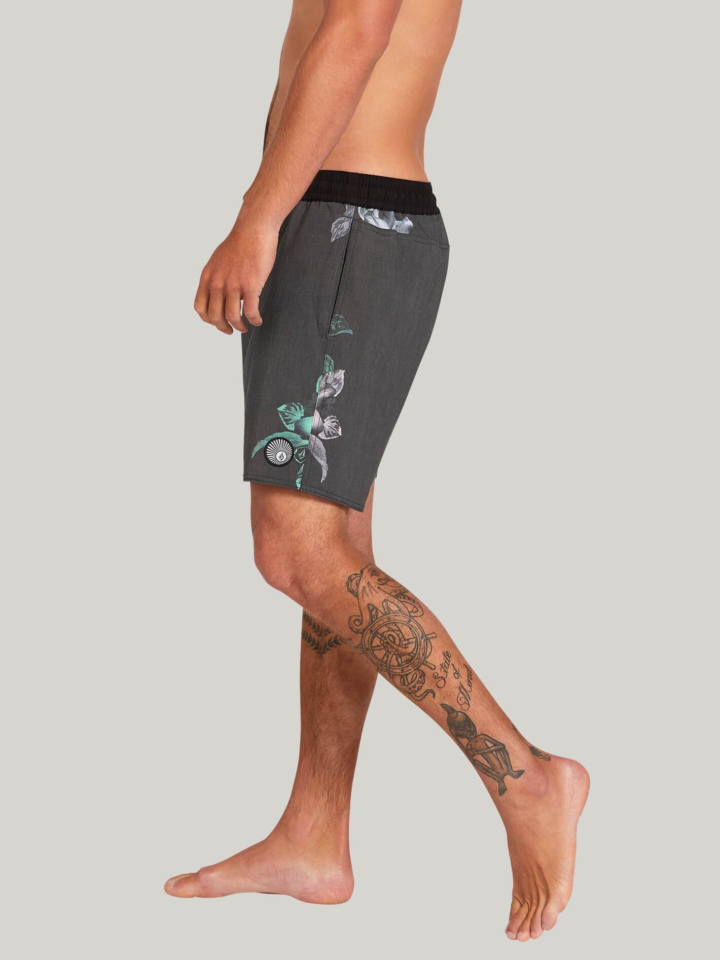Boardshort Migration Trunk 17" - BLACK