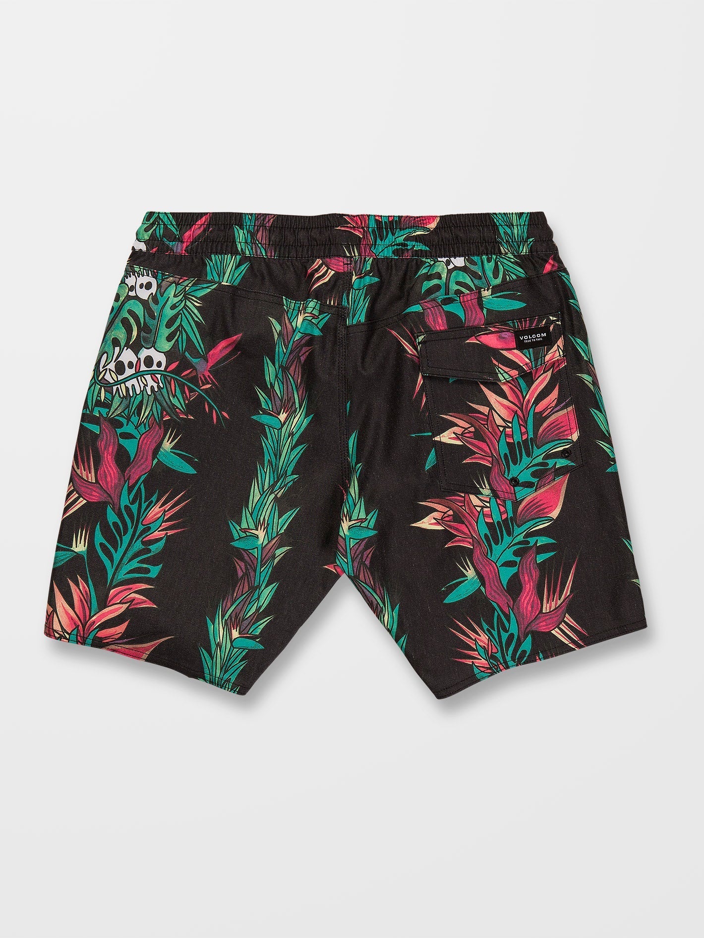 V Ent Pepper Stoney 17" swim shorts - BLACK
