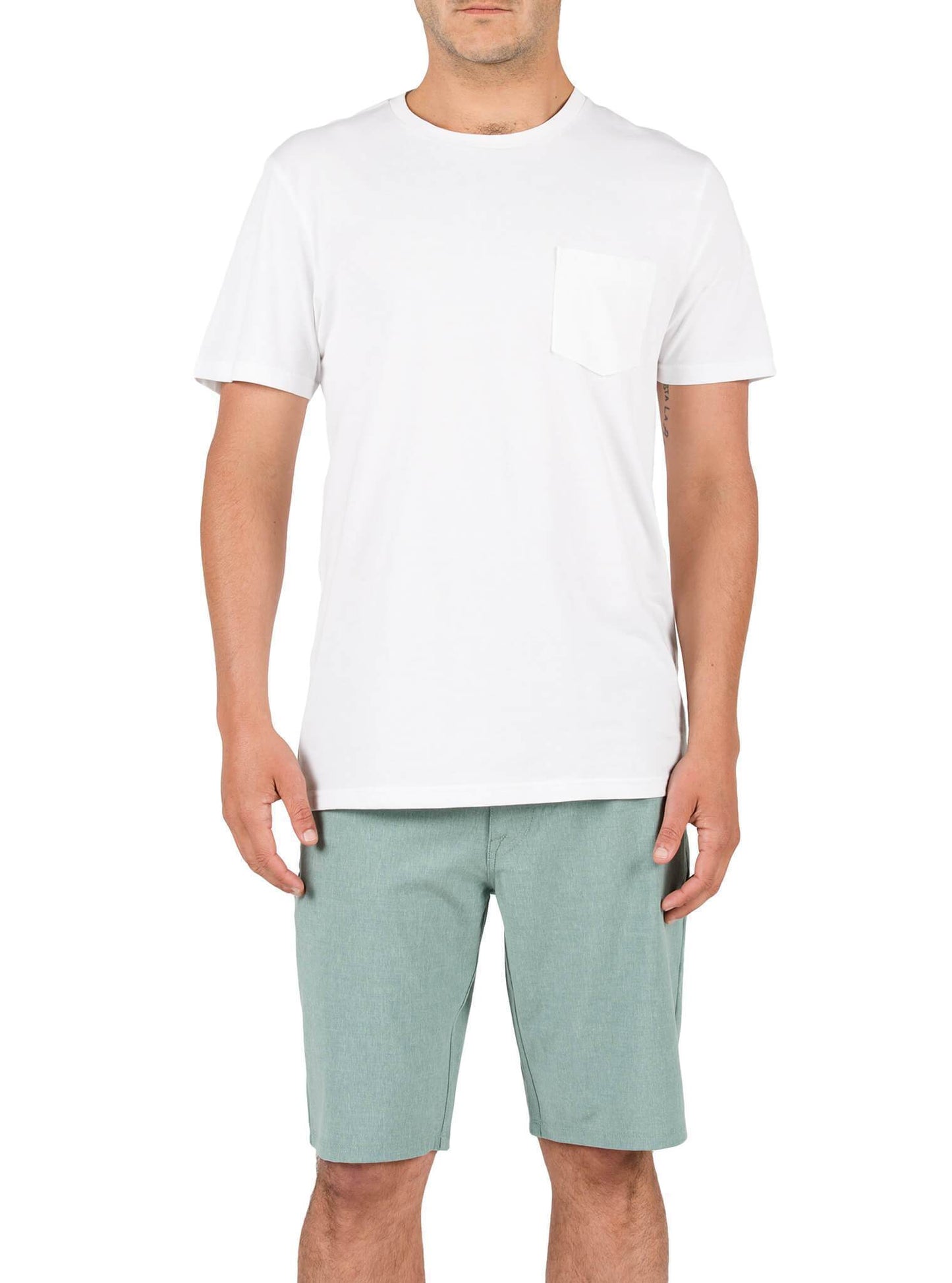 Surf N' Turf Frickin Static Hybrid Shorts - Sea Green