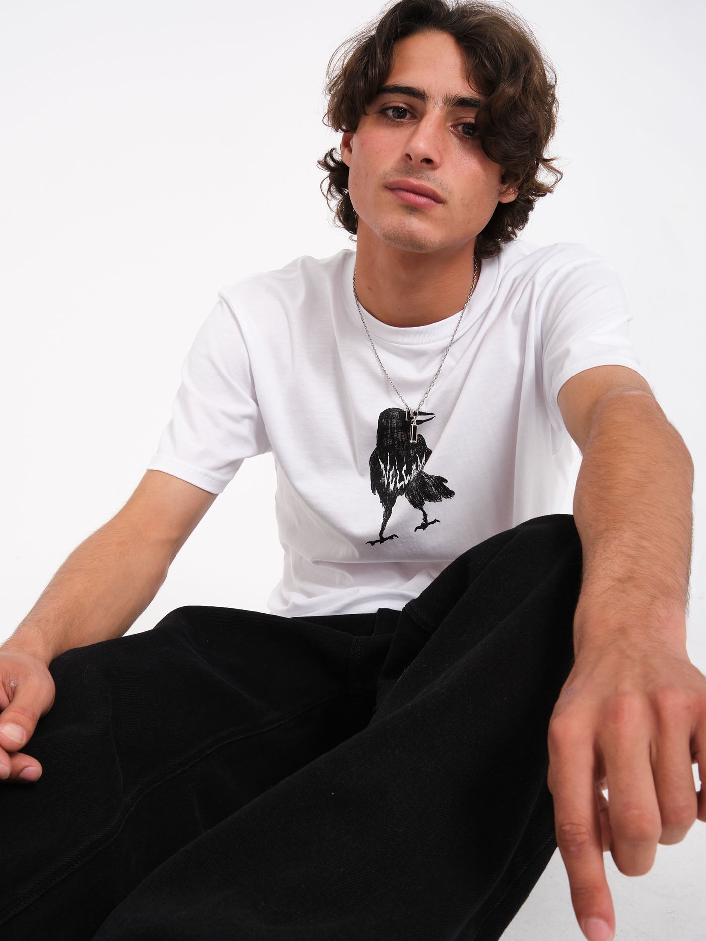 Issam Crow T-shirt - WHITE