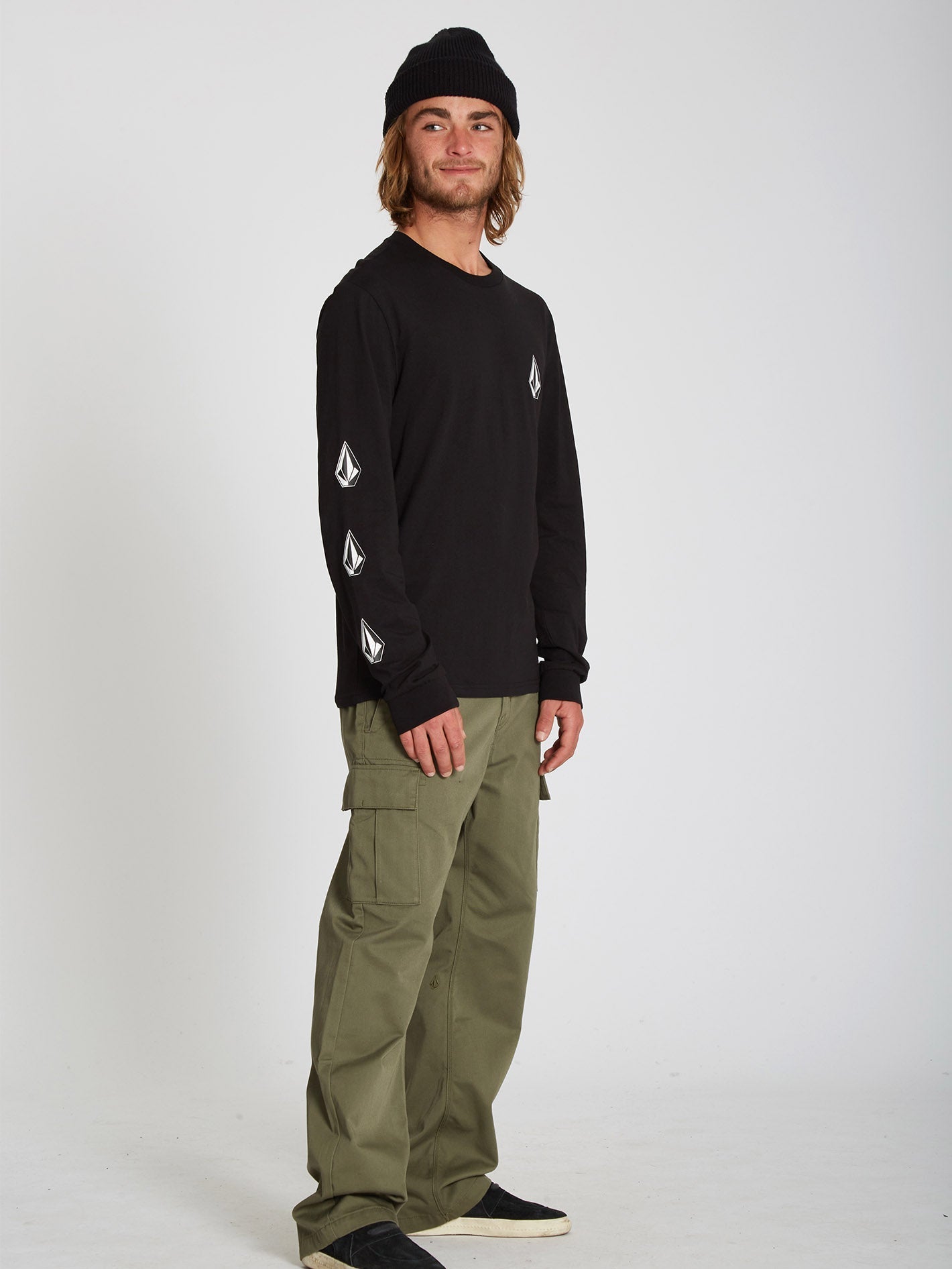 Iconic Stone T-Shirt – SCHWARZ