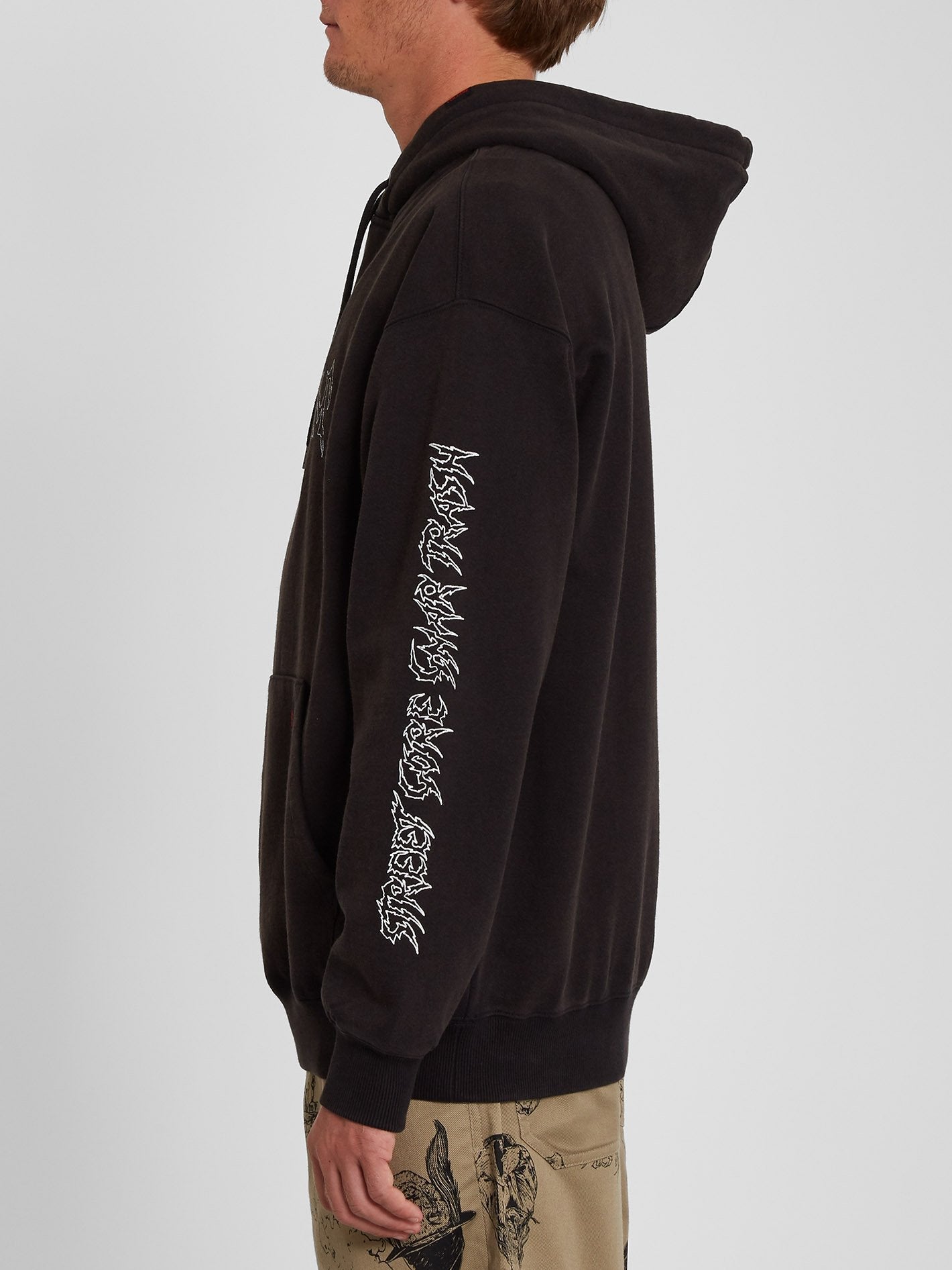 Etwas da draußen Hoodie - SCHWARZ