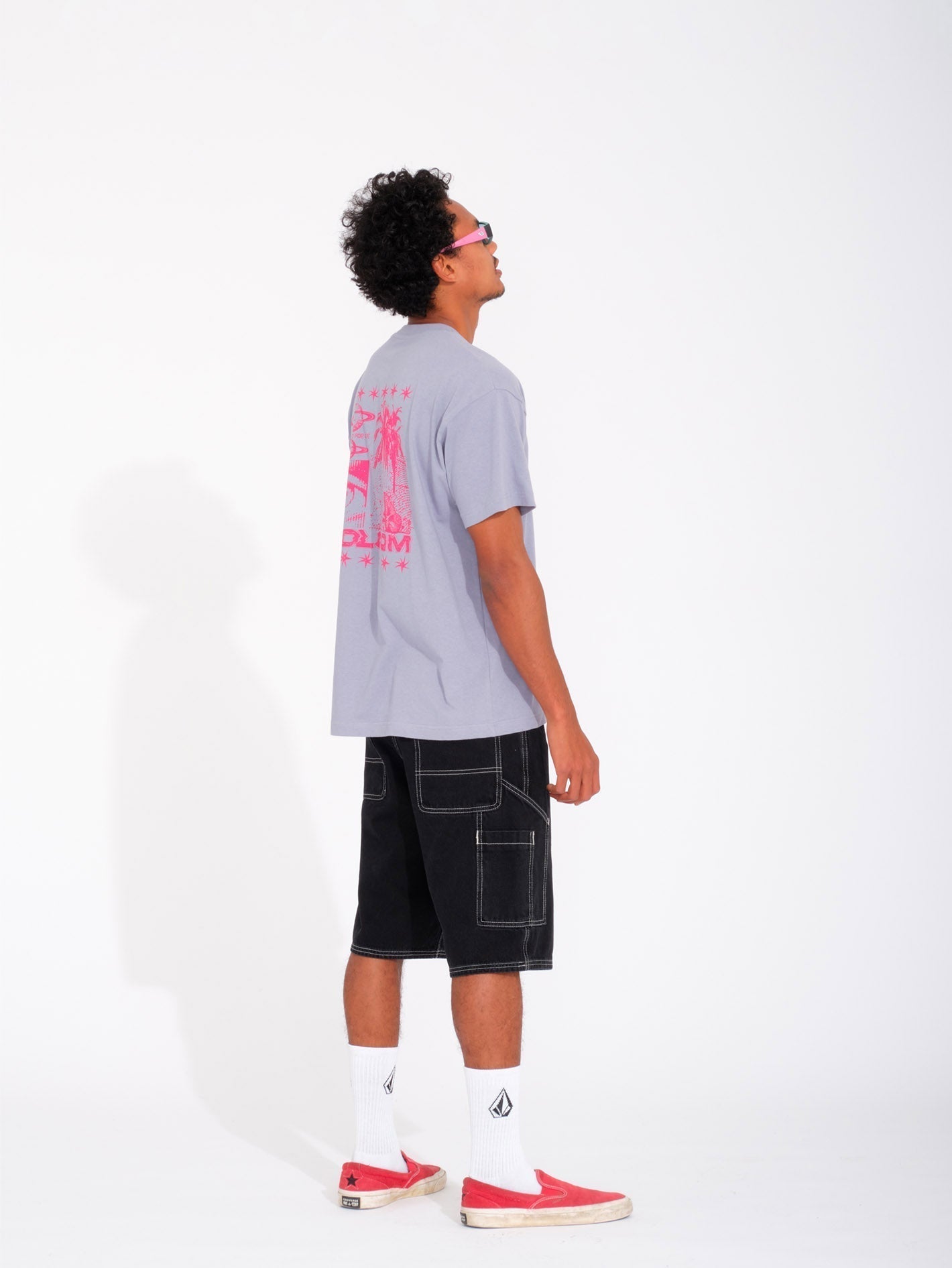 Grundiertes T-Shirt - VIOLET DUST