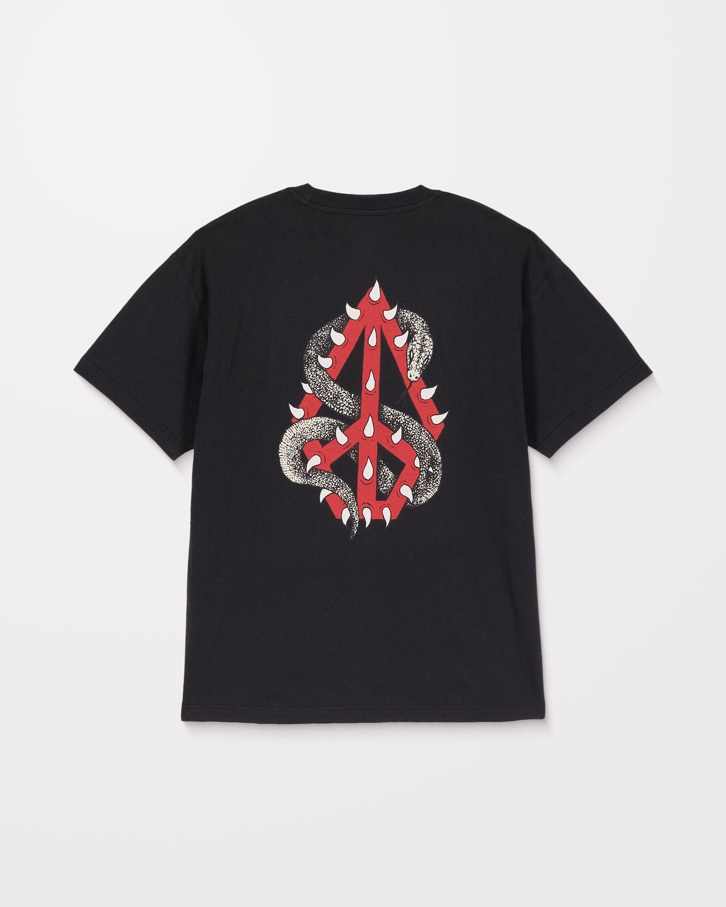 T-Shirt Snake Peace - Black