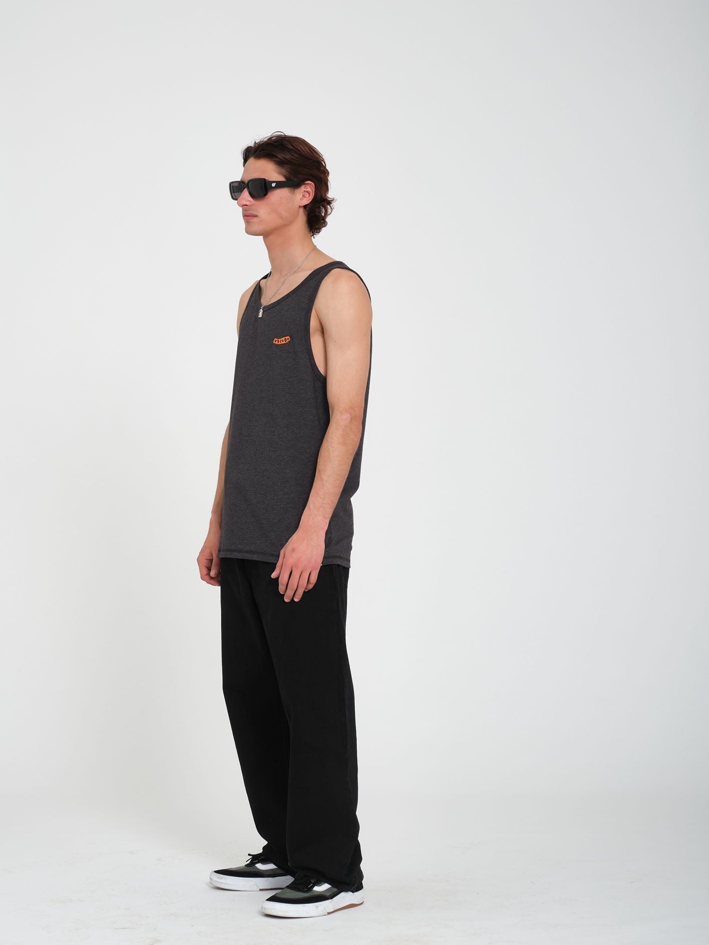 Débardeur Pistol Stone - HEATHER BLACK