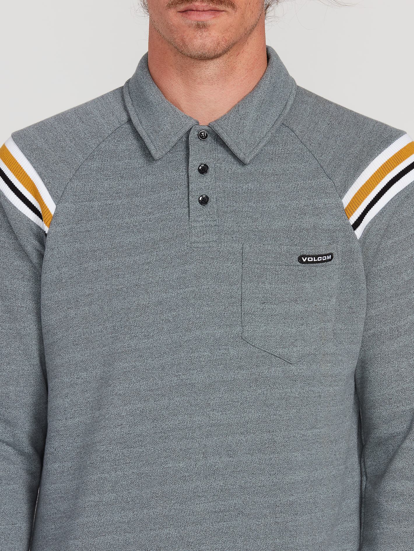 CJ Collins Vpolo Sweatshirt - COOLES BLAU
