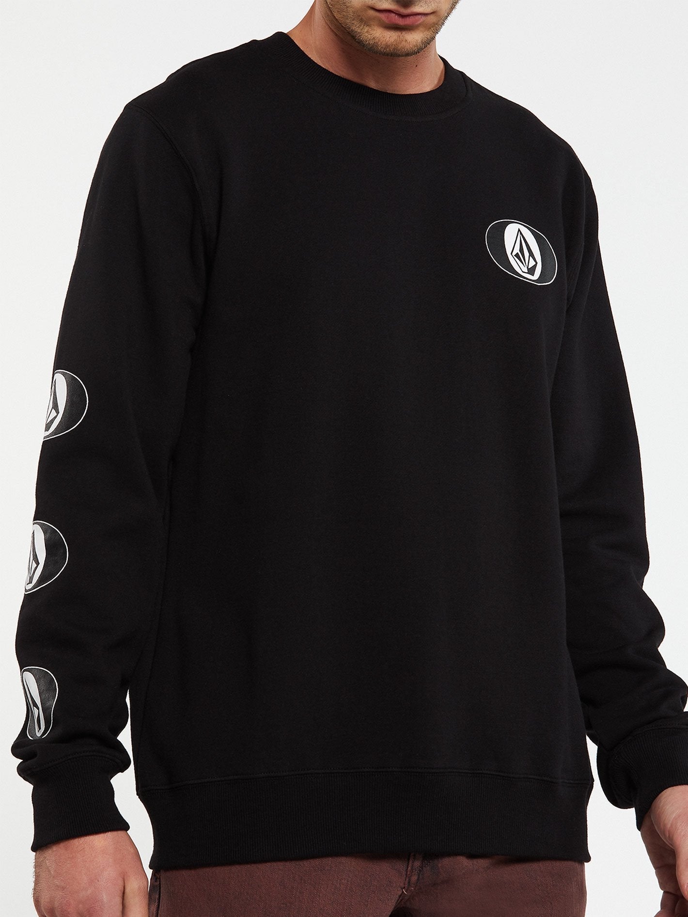 Stone Stack Sweatshirt - BLACK