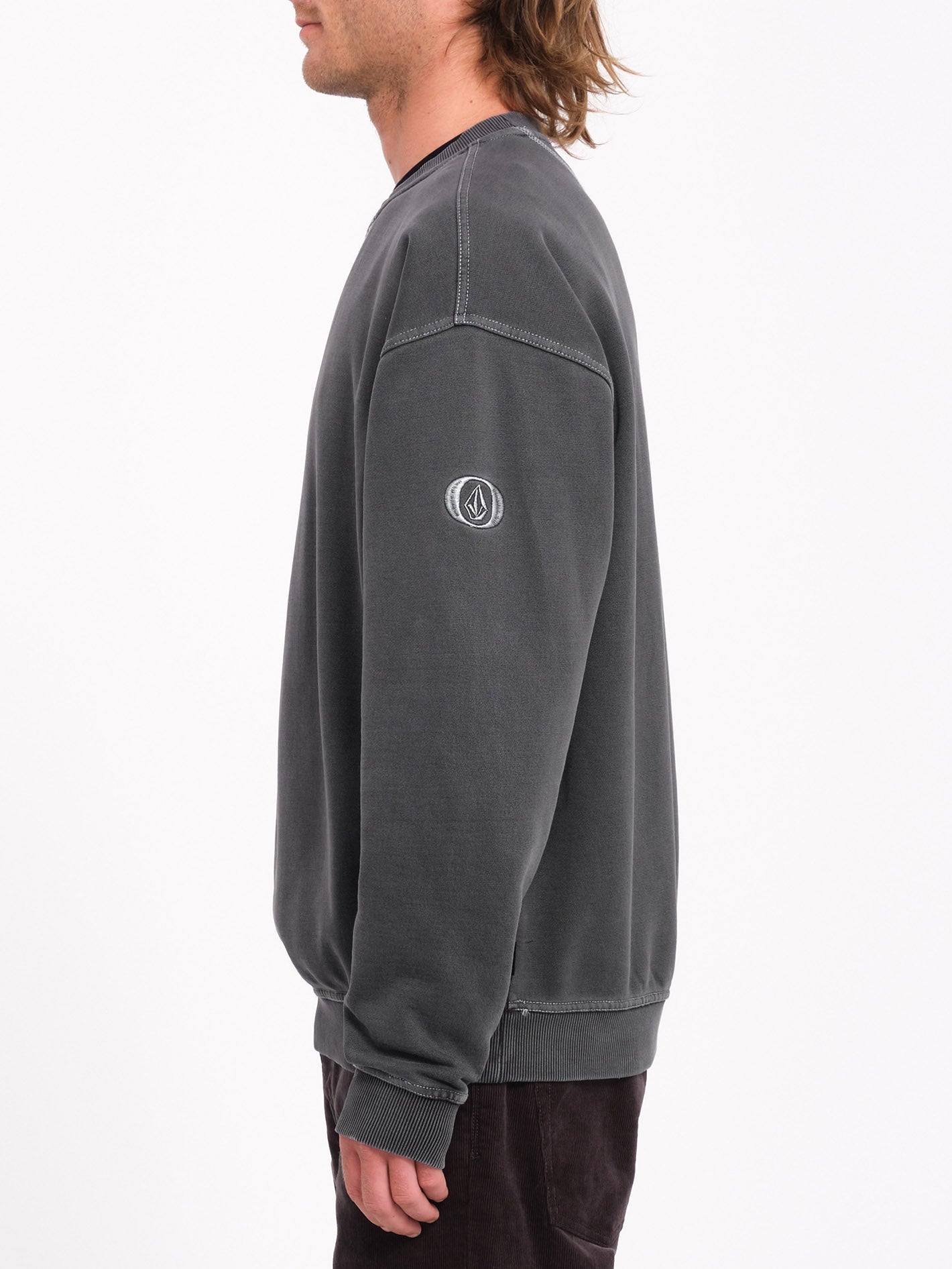Skate Vitals Remy S Sweatshirt - ASPHALT SCHWARZ