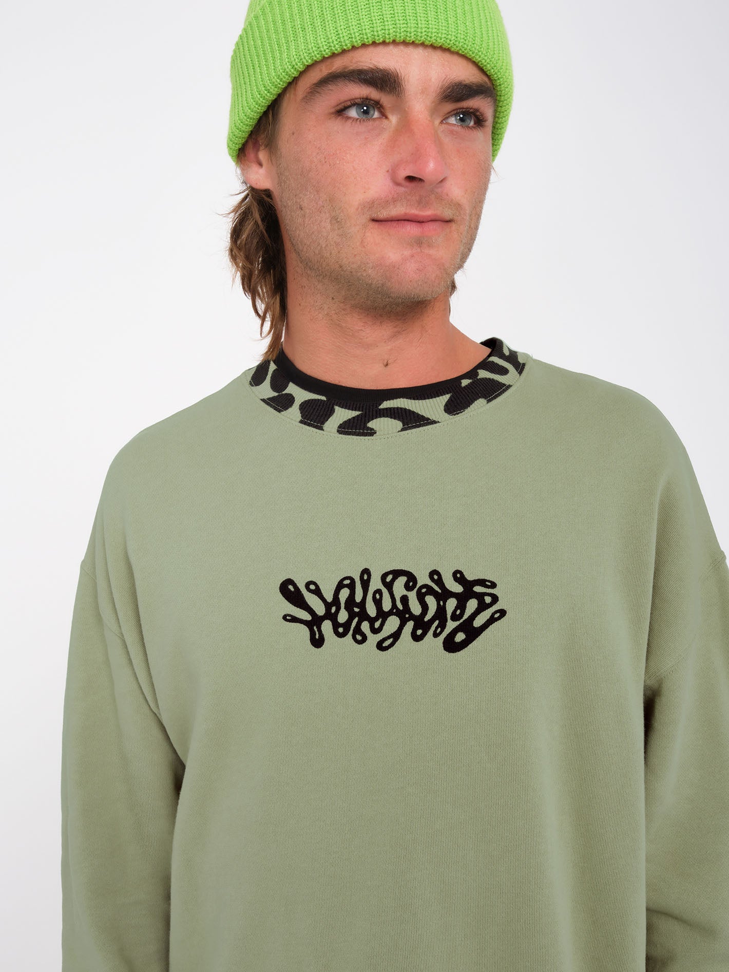 Zephyr Sweatshirt - GREEN TEA