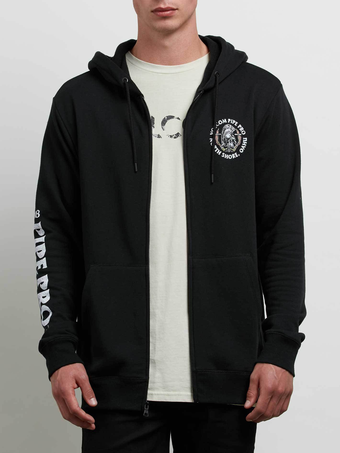 Pipe Pro Zip Hoodie - Schwarz