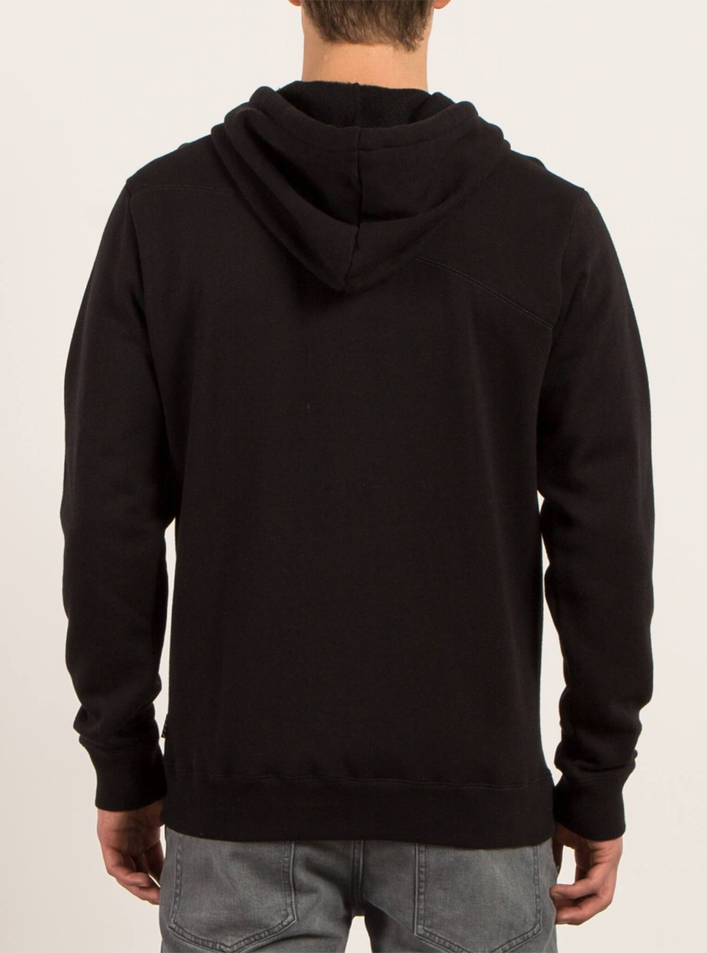 Stone Kapuzenpullover mit Reißverschluss - Schwarz