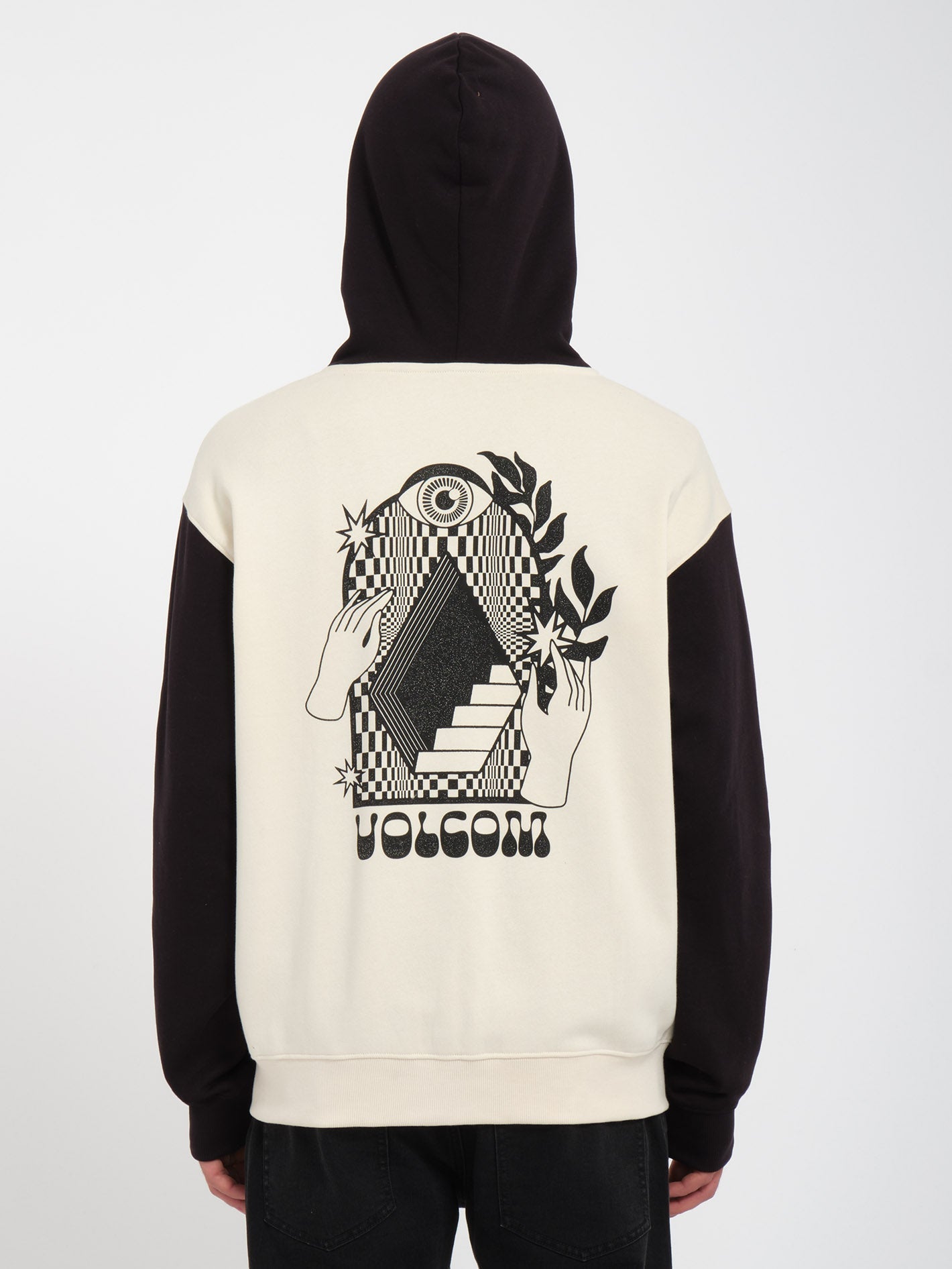 Sweat à capuche Zippé Watanite - DIRTY WHITE