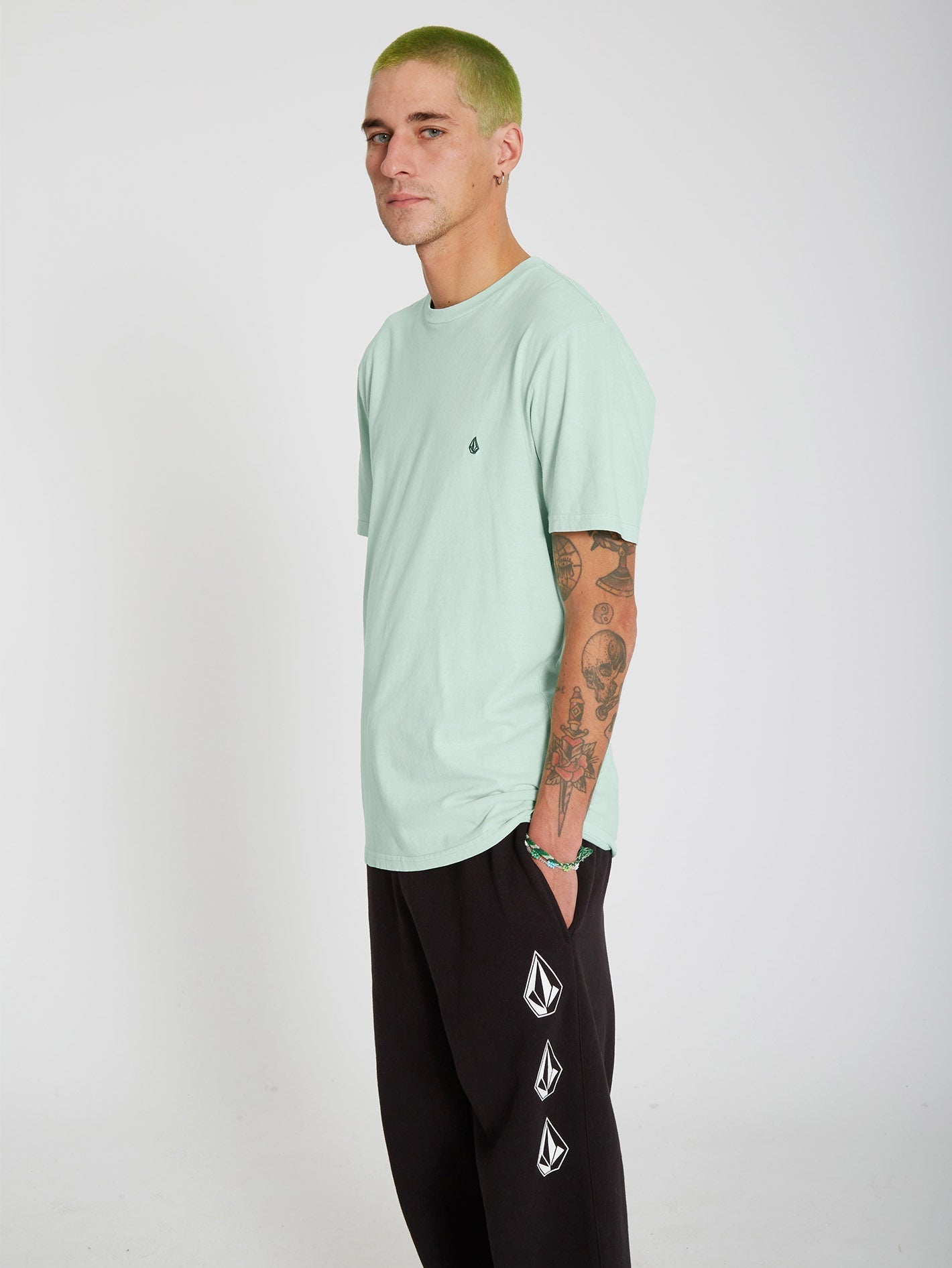 Solid Stone T-Shirt - FLECHTENGRÜN