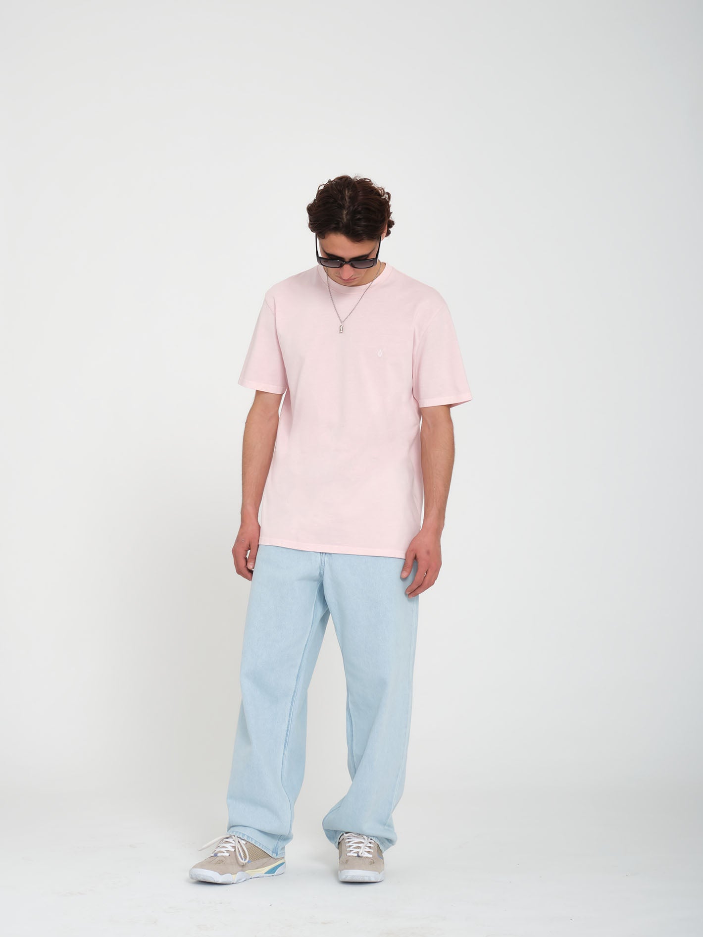 Solid Stone T-Shirt - LILA ASH