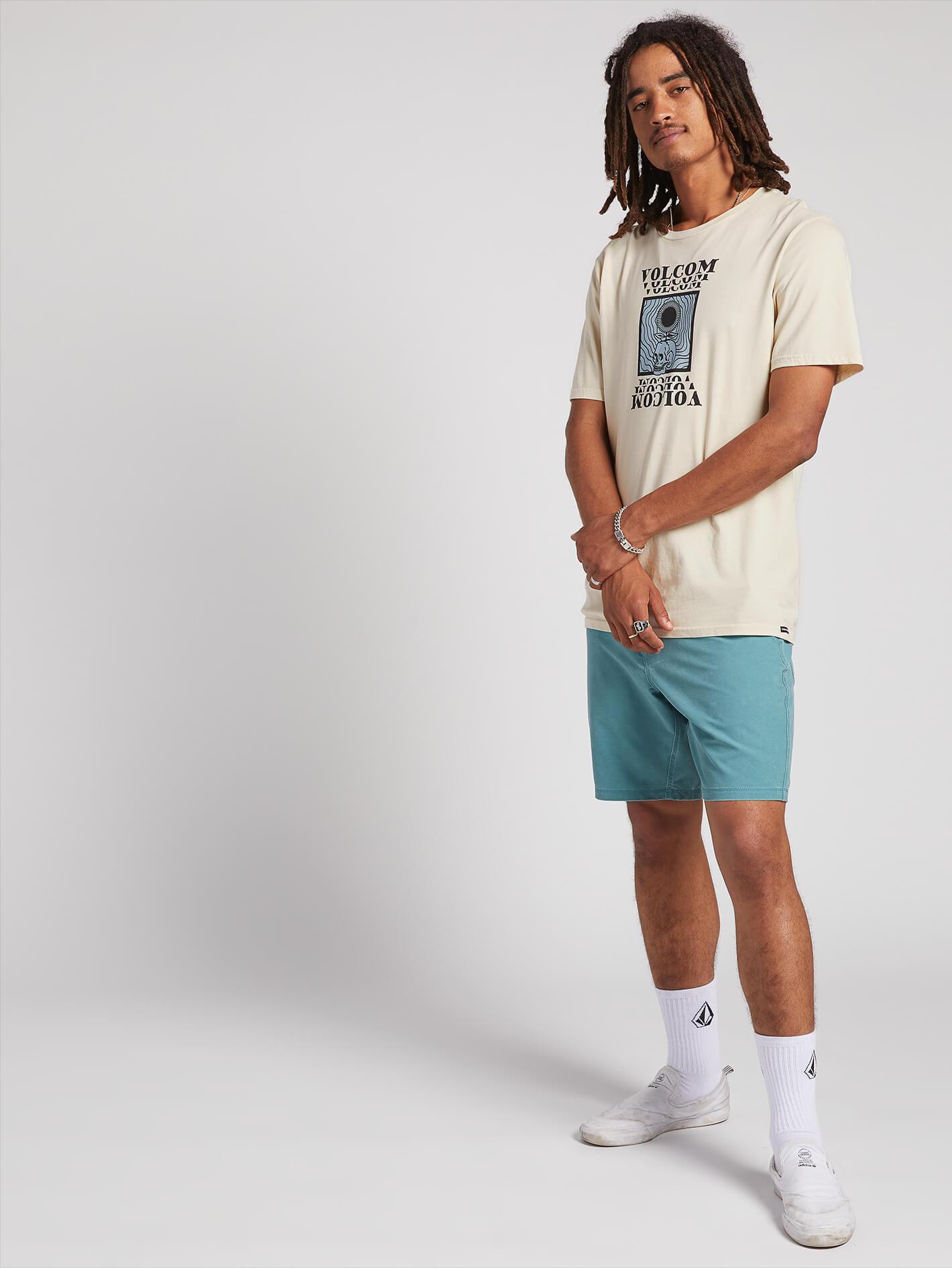 Hypno Skull T-shirt - White Flash