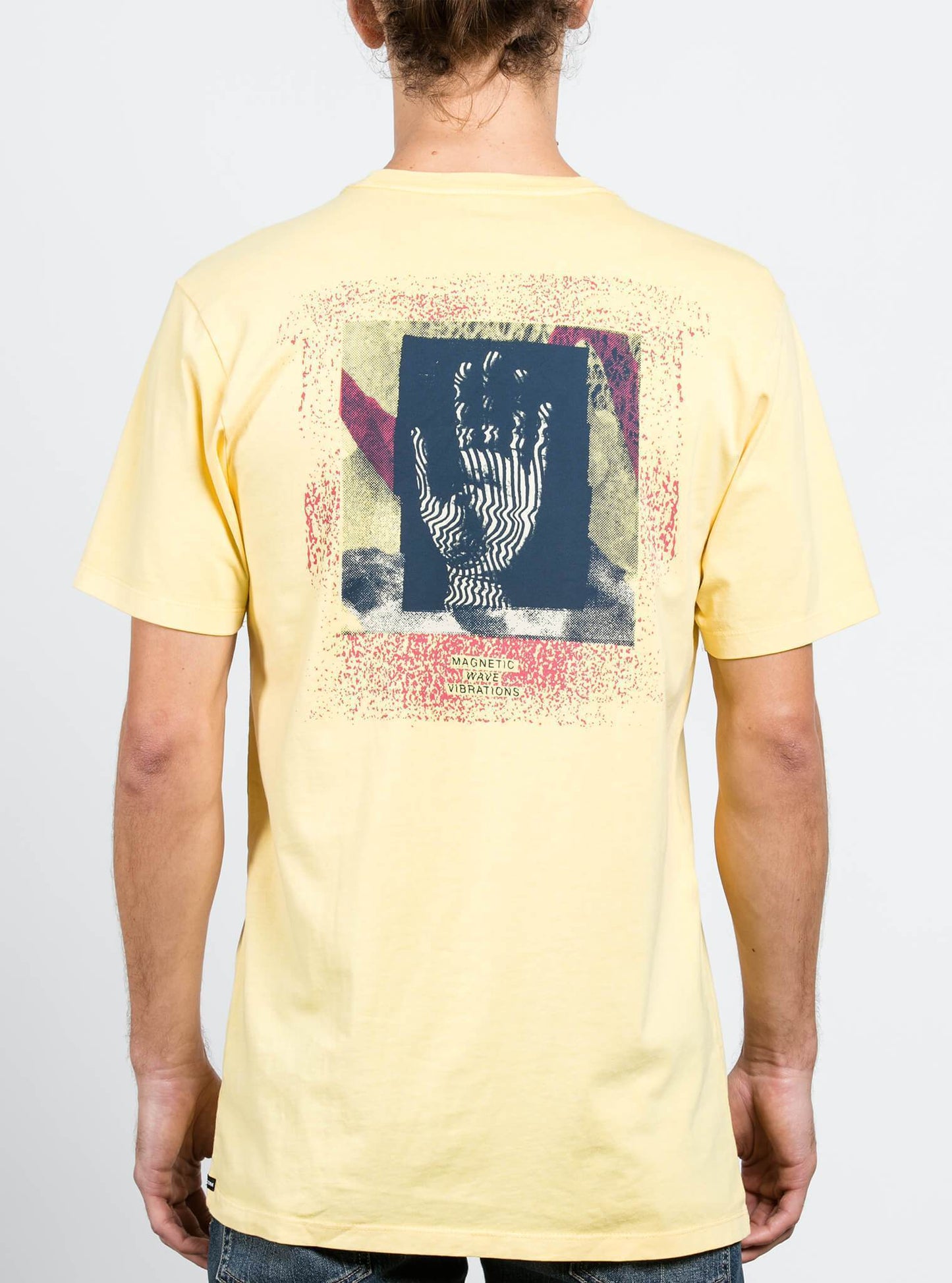 Magnetic Vibe Kurzarm-T-Shirt - Hellgelb