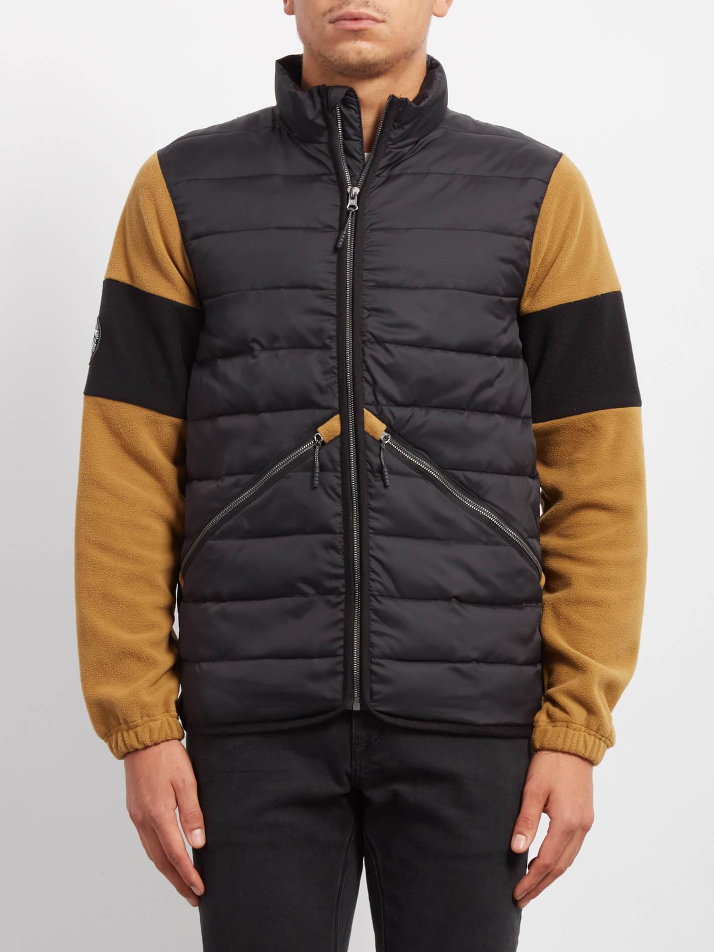 Foley Sweatshirt mit Reißverschluss - Altgold