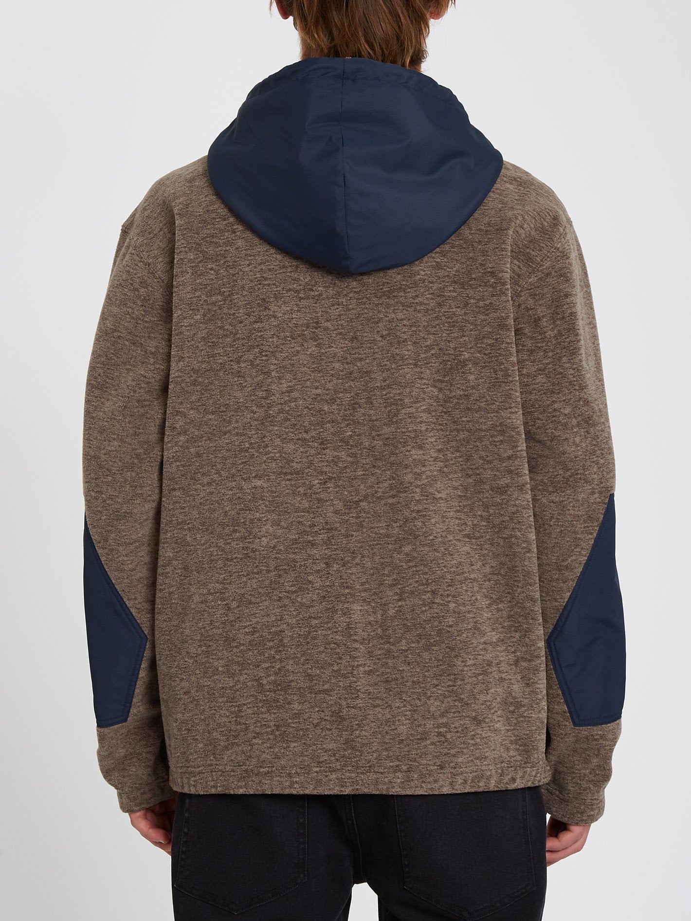 Sweat à Capuche Zippé Doublé Yzzolater - DARK TAUPE
