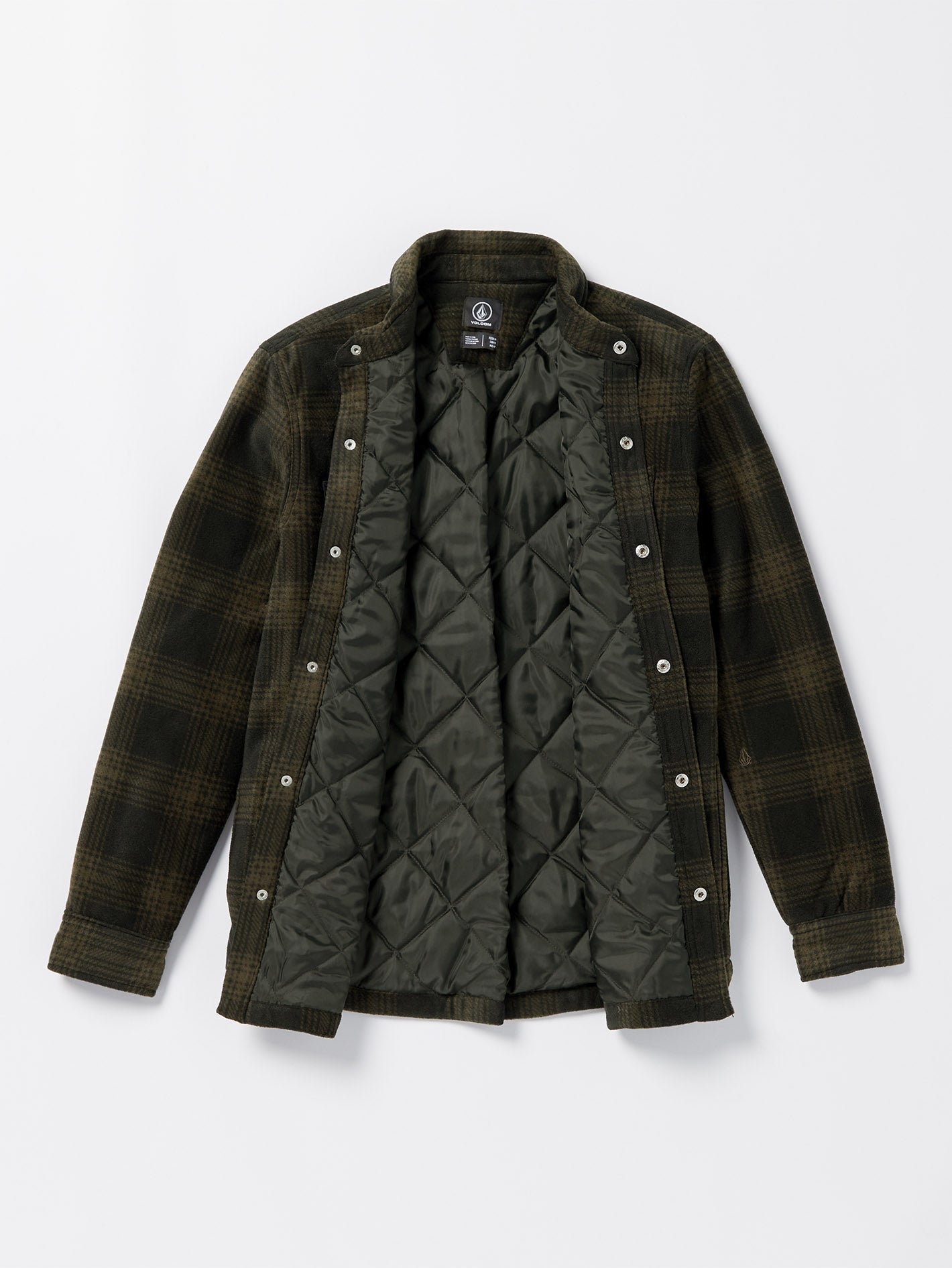 Bowered Fleece Overshirt - BISON