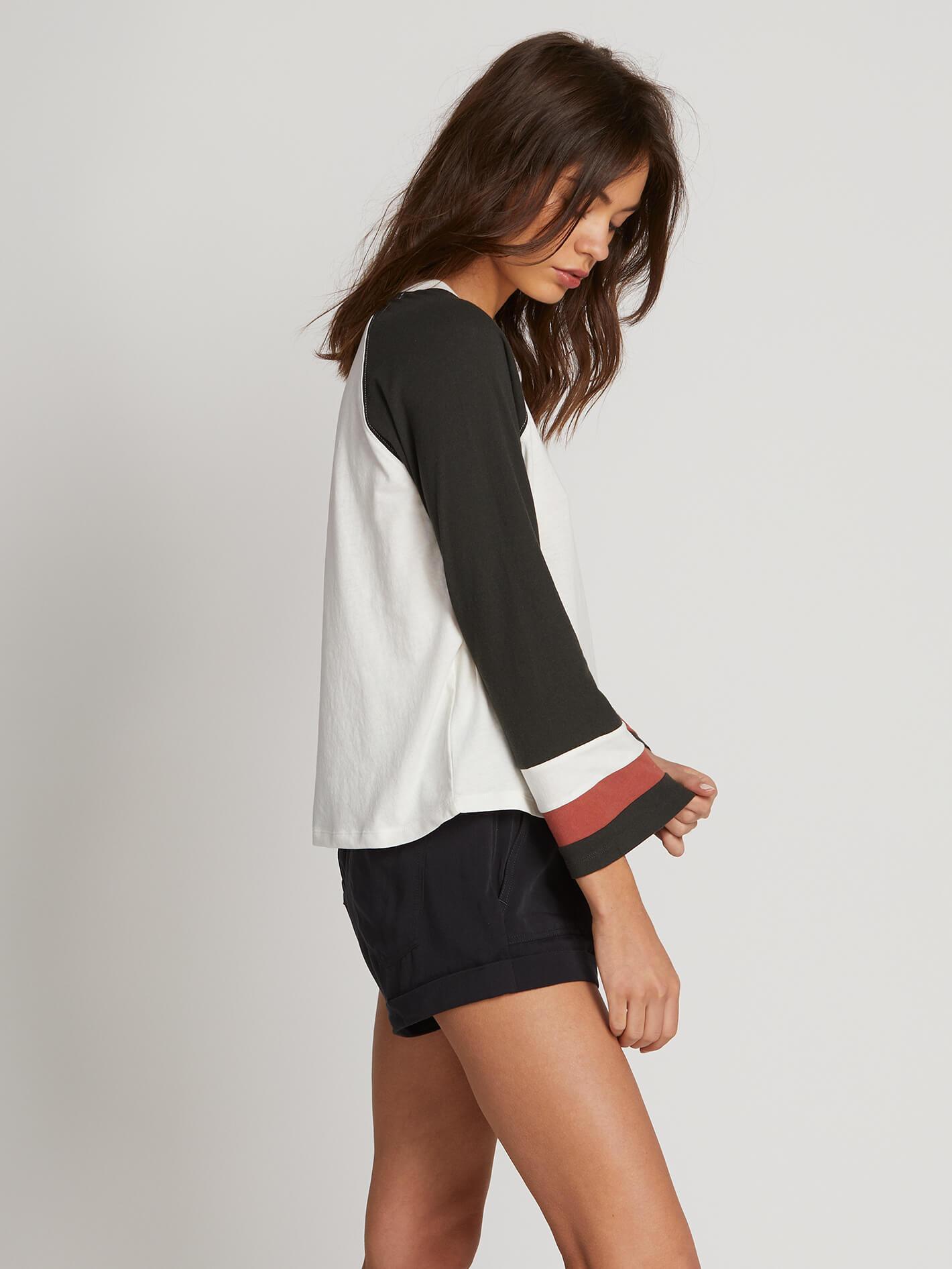 Streakin Stone 3/4 T-Shirt - Vintage Schwarz