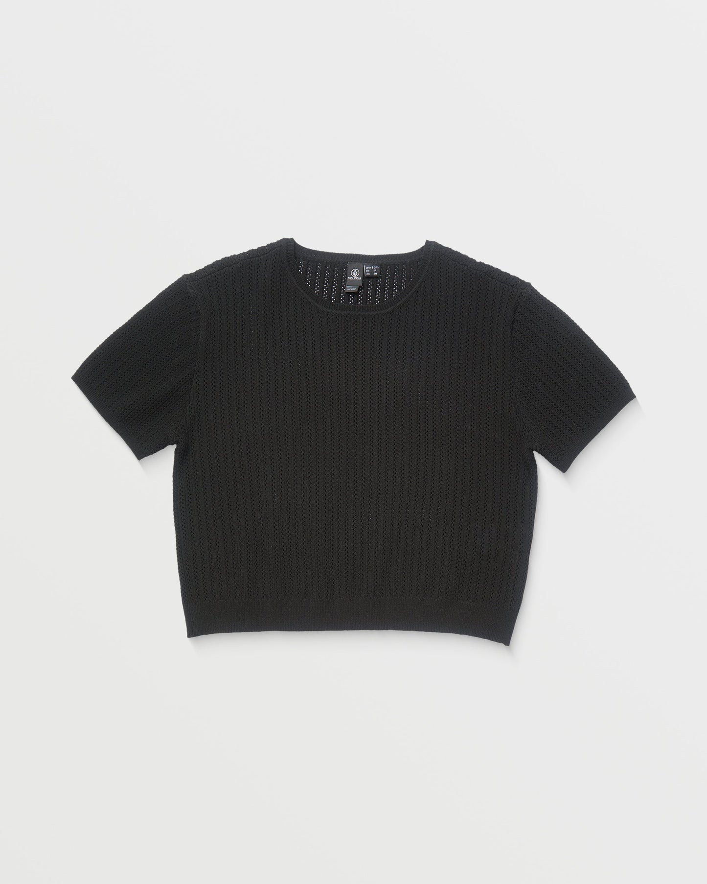 Meshy Beach T-Shirt - SCHWARZ