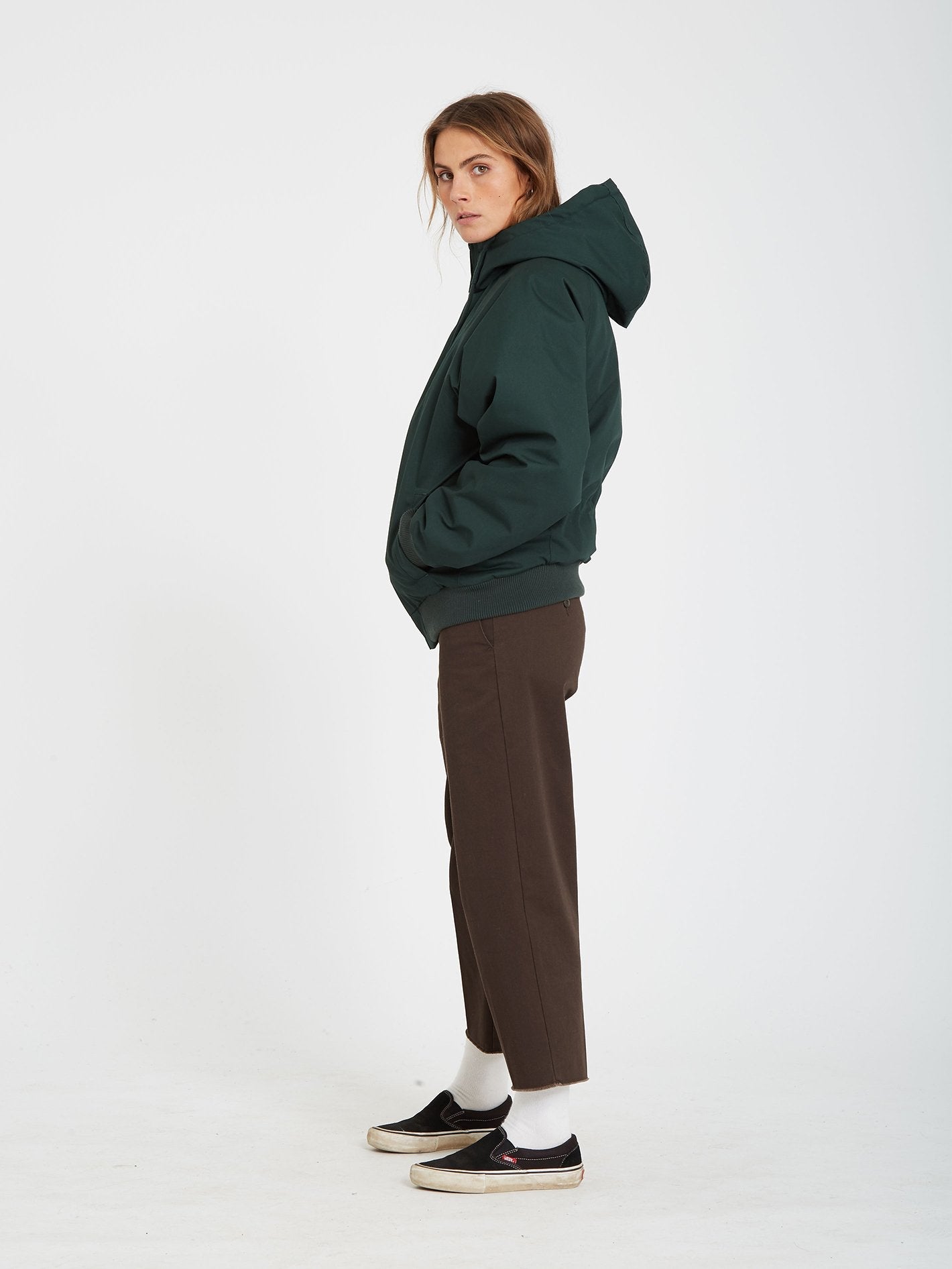 Pantalon Chino Whawhat - DARK BROWN