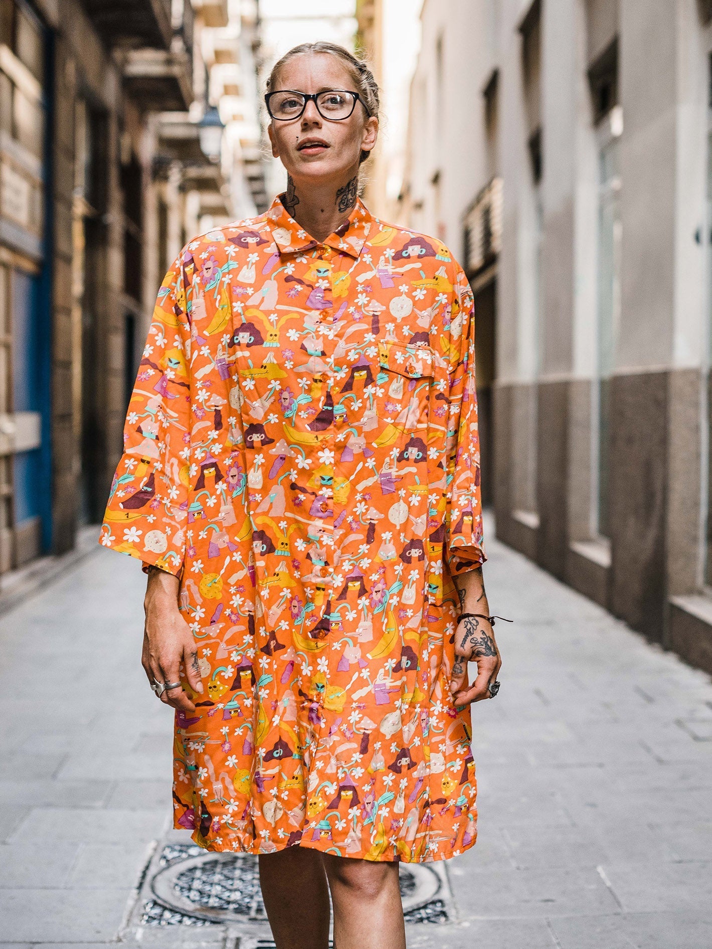 Egle Zvirblyte Kleid - LIVING CORAL