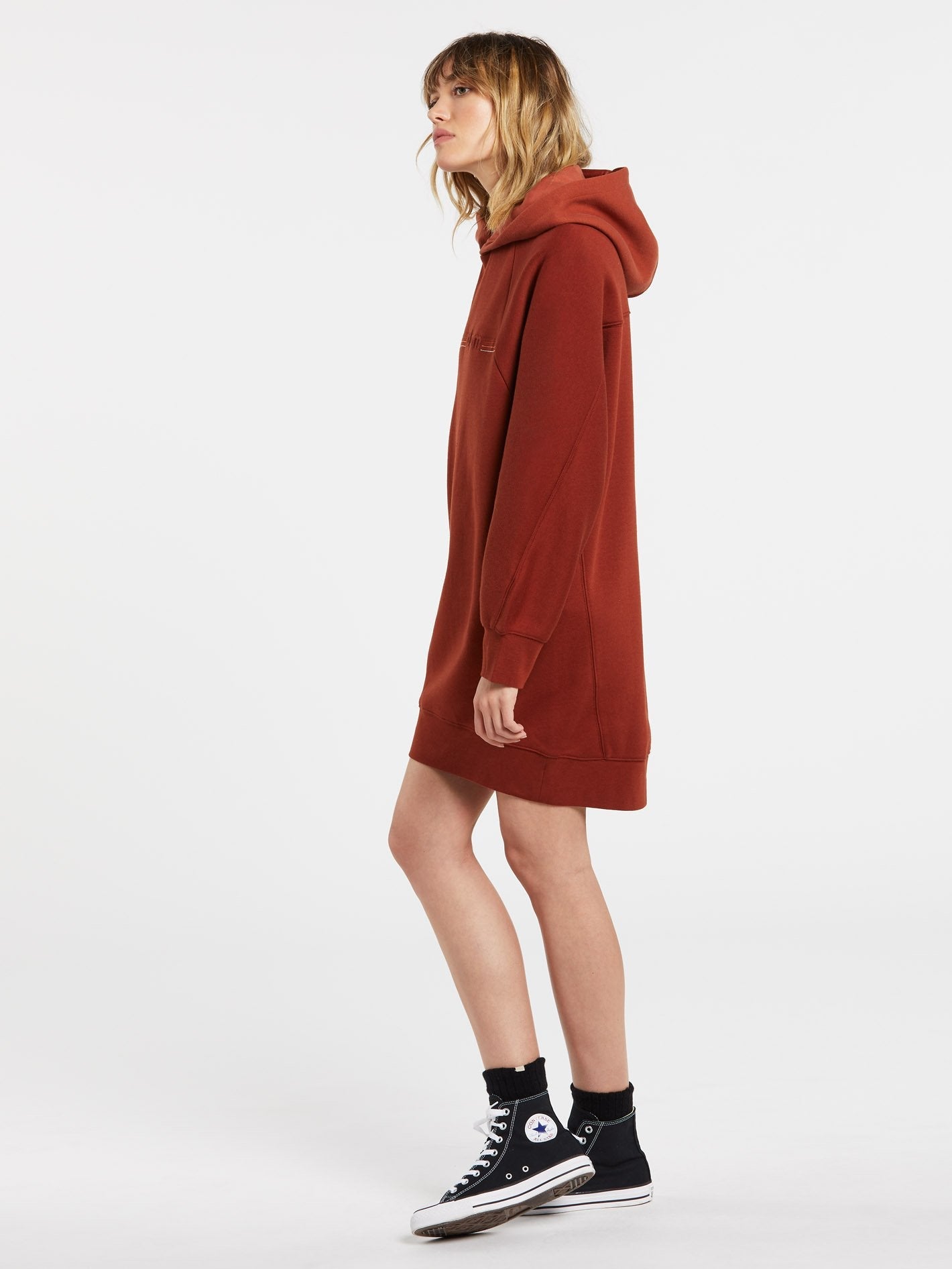 Needeet Kleid - ZIEGELROT