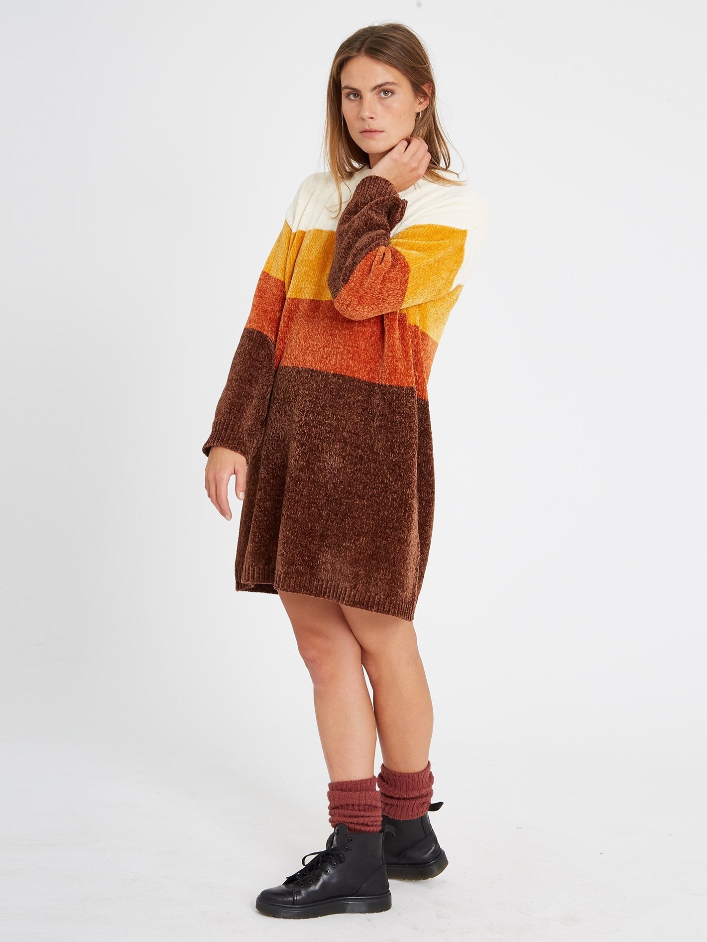 Bubble Tea Kleid - BRAUN