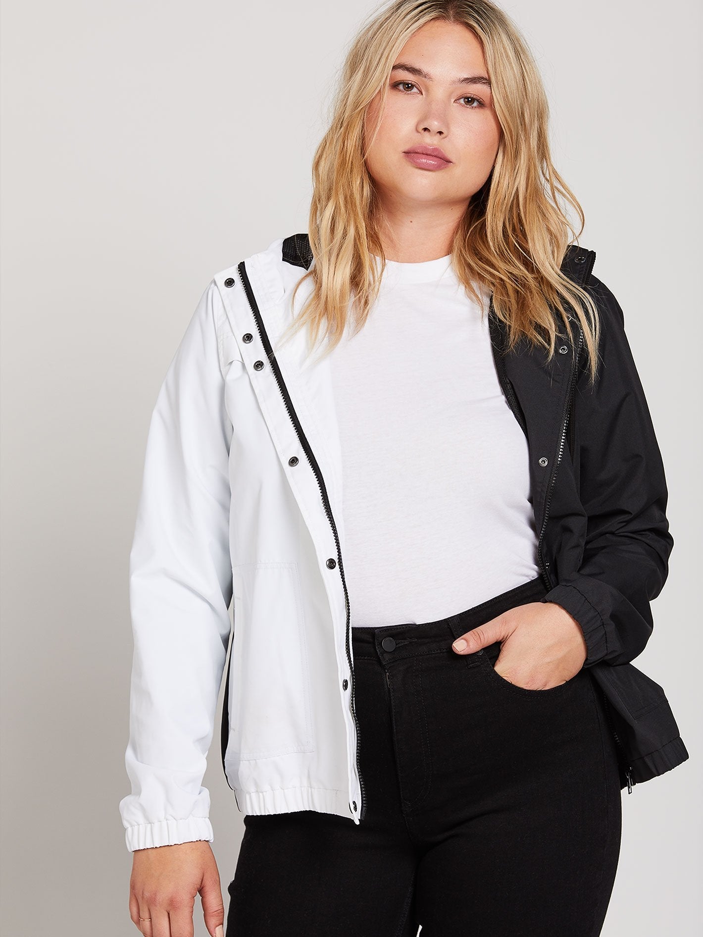 Enemy Stone Jacket - BLACK WHITE